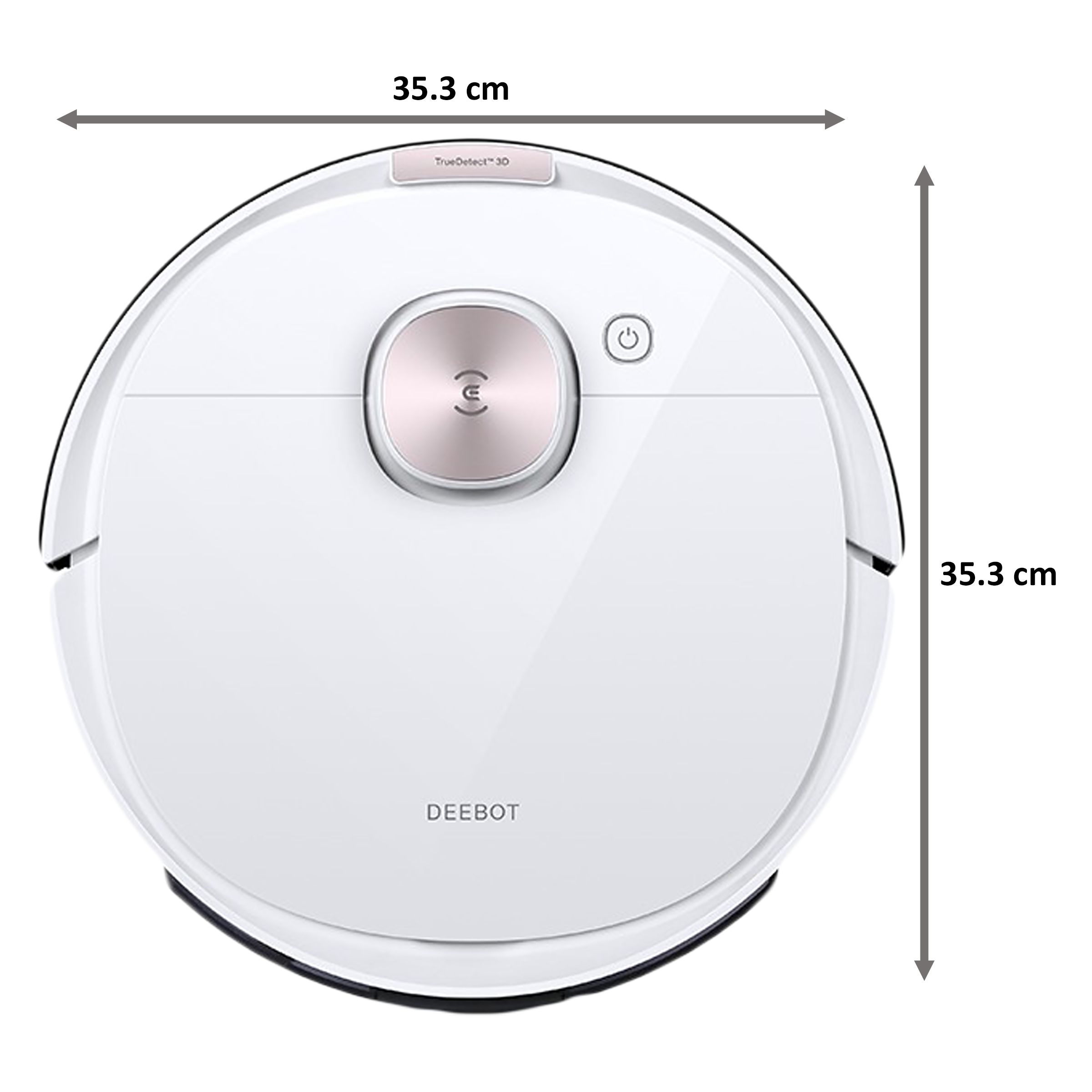 ECOVACS Deebot 40 Watts Robotic Vacuum Cleaner (430 ml, OZMOT8, White)_2