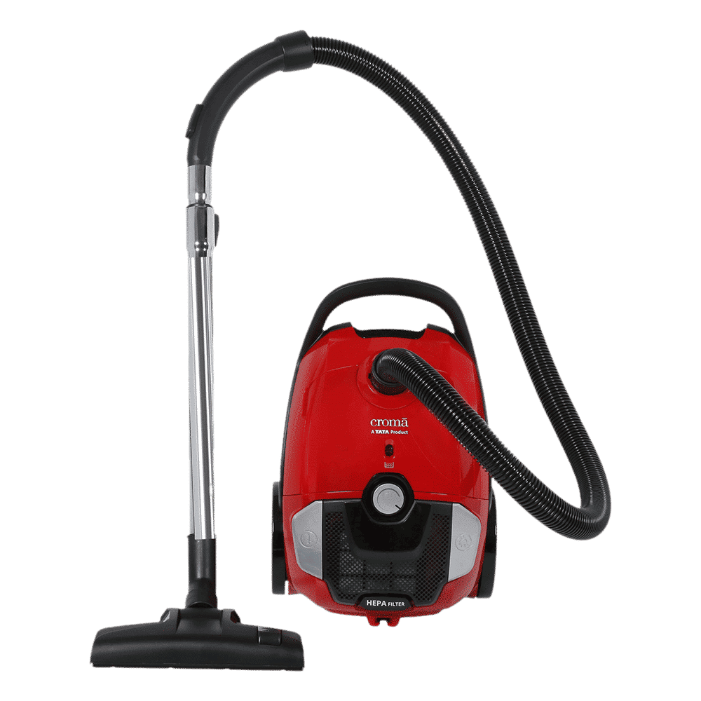 Croma 1600W Dry Vacuum Cleaner with Cyclonic Technology (Reusable Dust Bag, Red) Croma 1600W Dry Vacuum Cleaner with Cyclonic Technology (Reusable Dust Bag, Red)_1