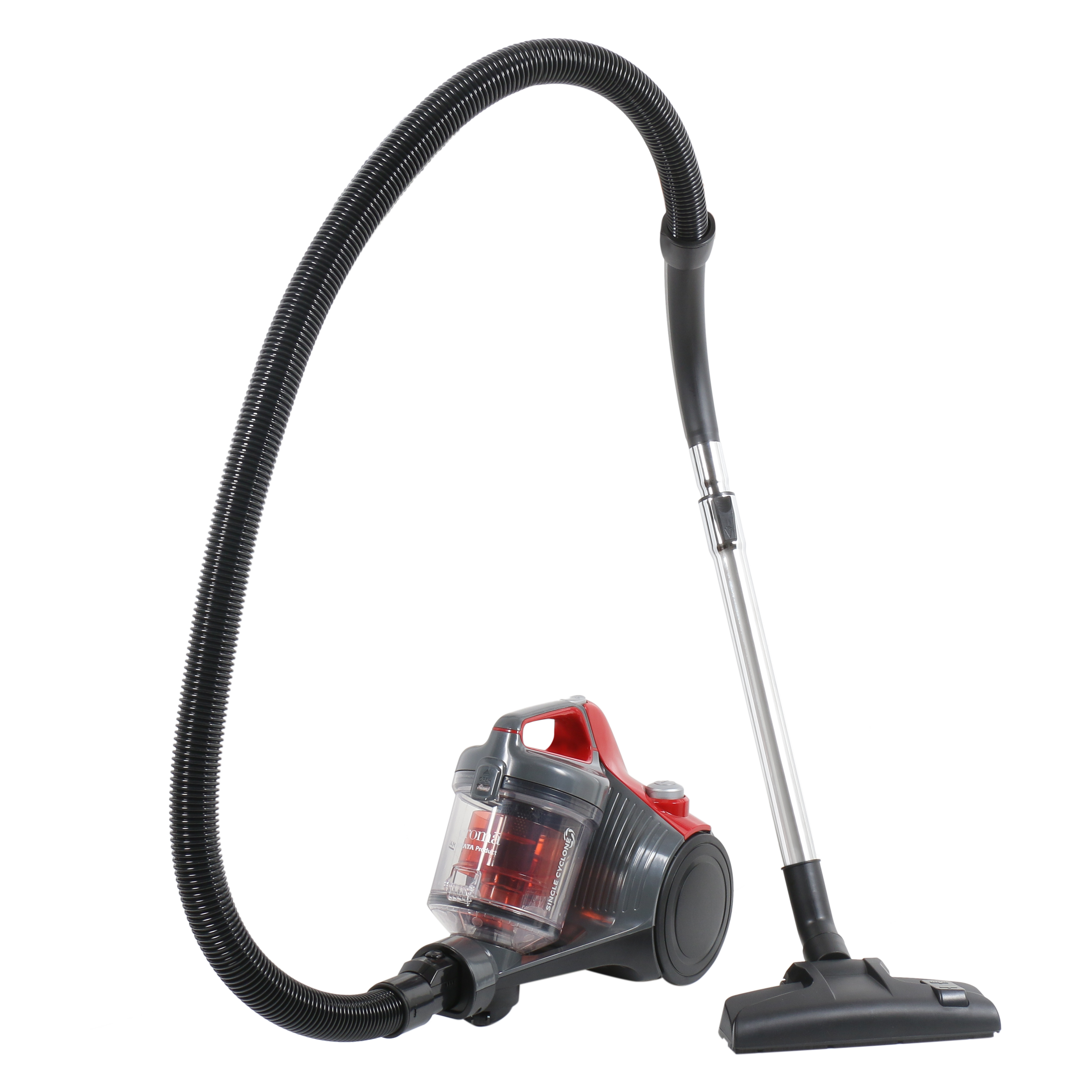 Croma 1200W Dry Vacuum Cleaner with Cyclonic Technology (Noise Free Cleaning, Red)_1