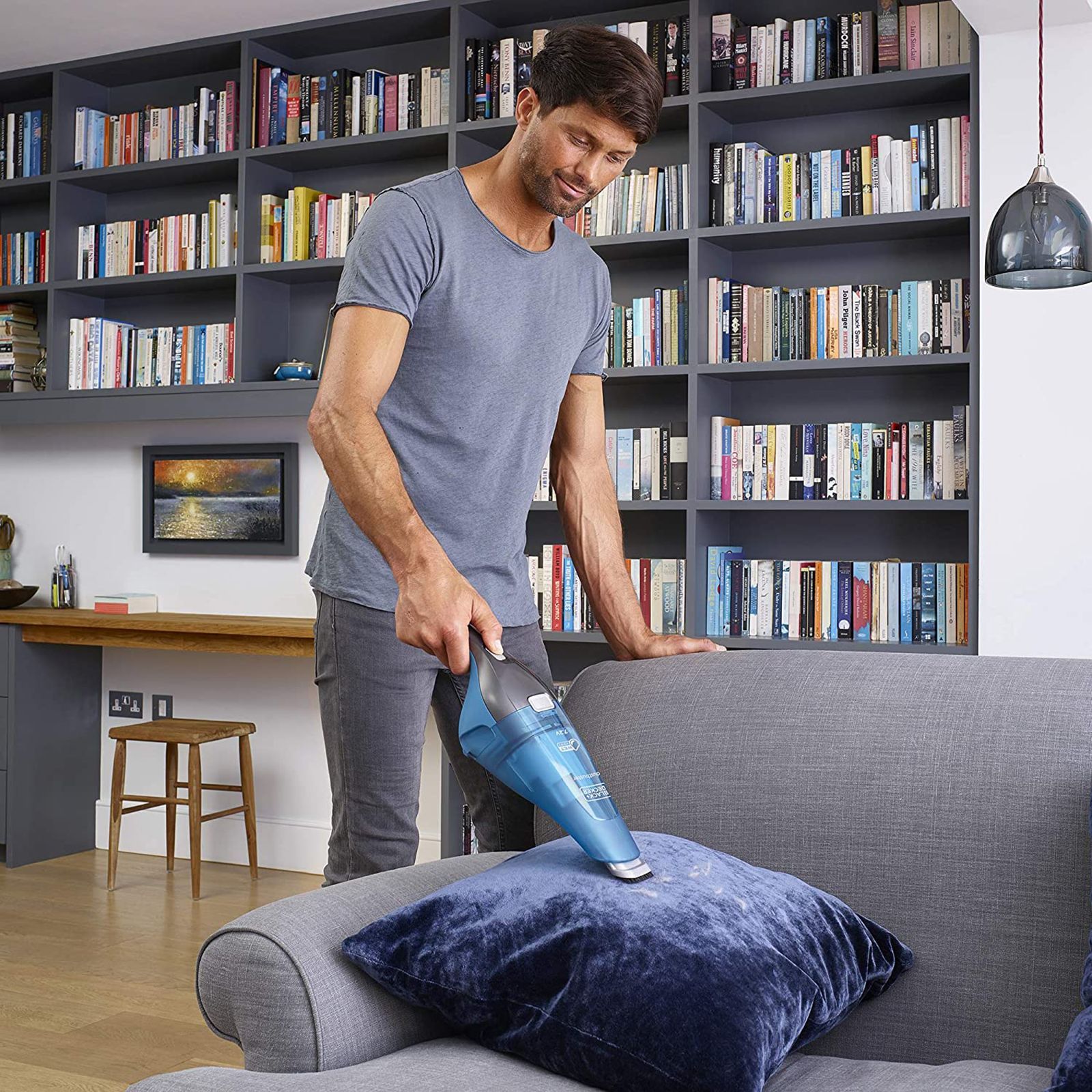 BLACK+DECKER Dustbuster Cordless Wet & Dry Hand Vacuum Cleaner (WDC215WA-QW, Blue)_10