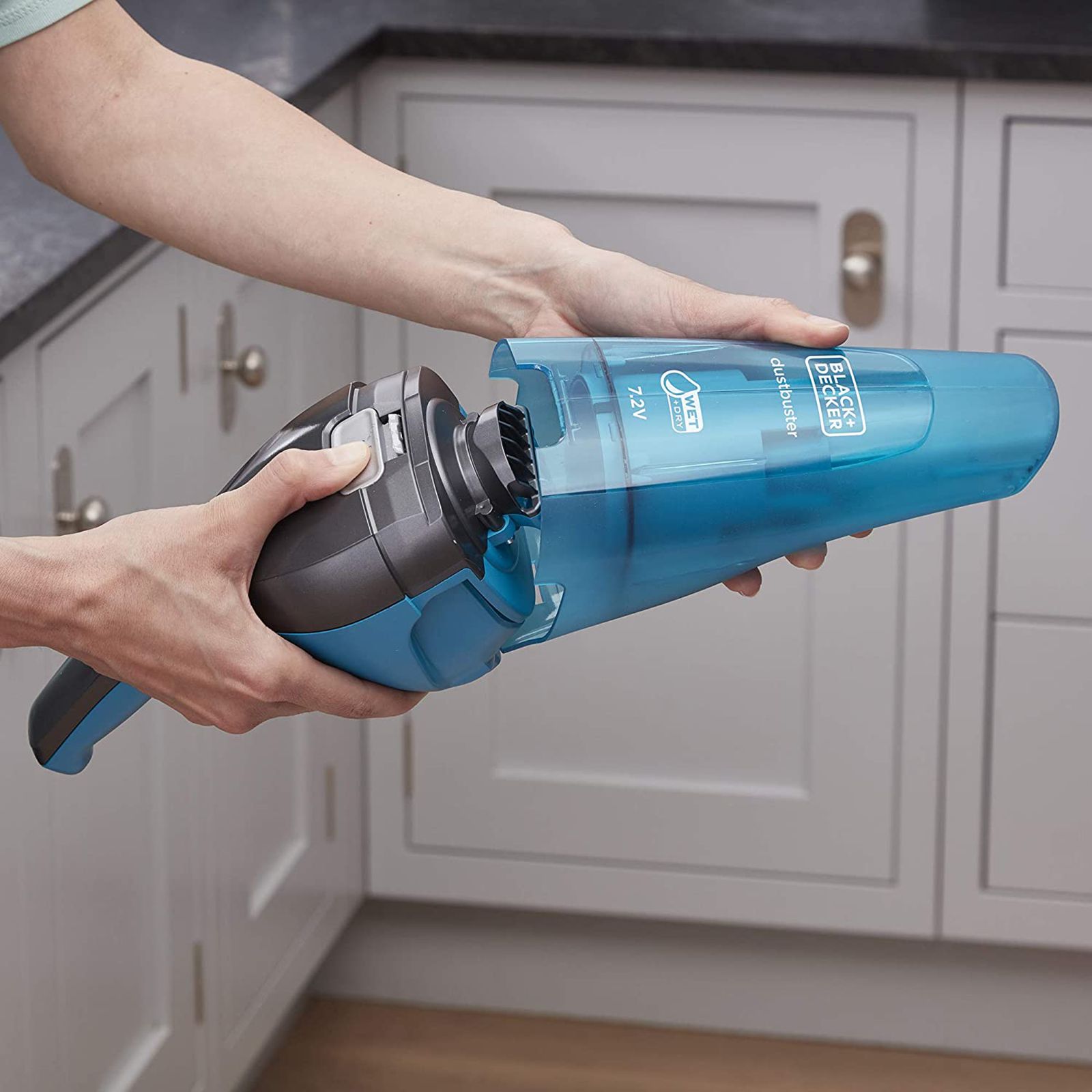 BLACK+DECKER Dustbuster Cordless Wet & Dry Hand Vacuum Cleaner (WDC215WA-QW, Blue)_13