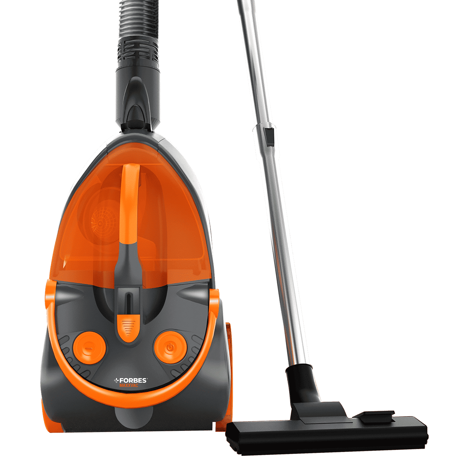 EUREKA FORBES MaxxVac 1900W Dry Vacuum Cleaner with Cyclonic Technology (Bagless Easy Dust Disposal, Black & Orange)_1