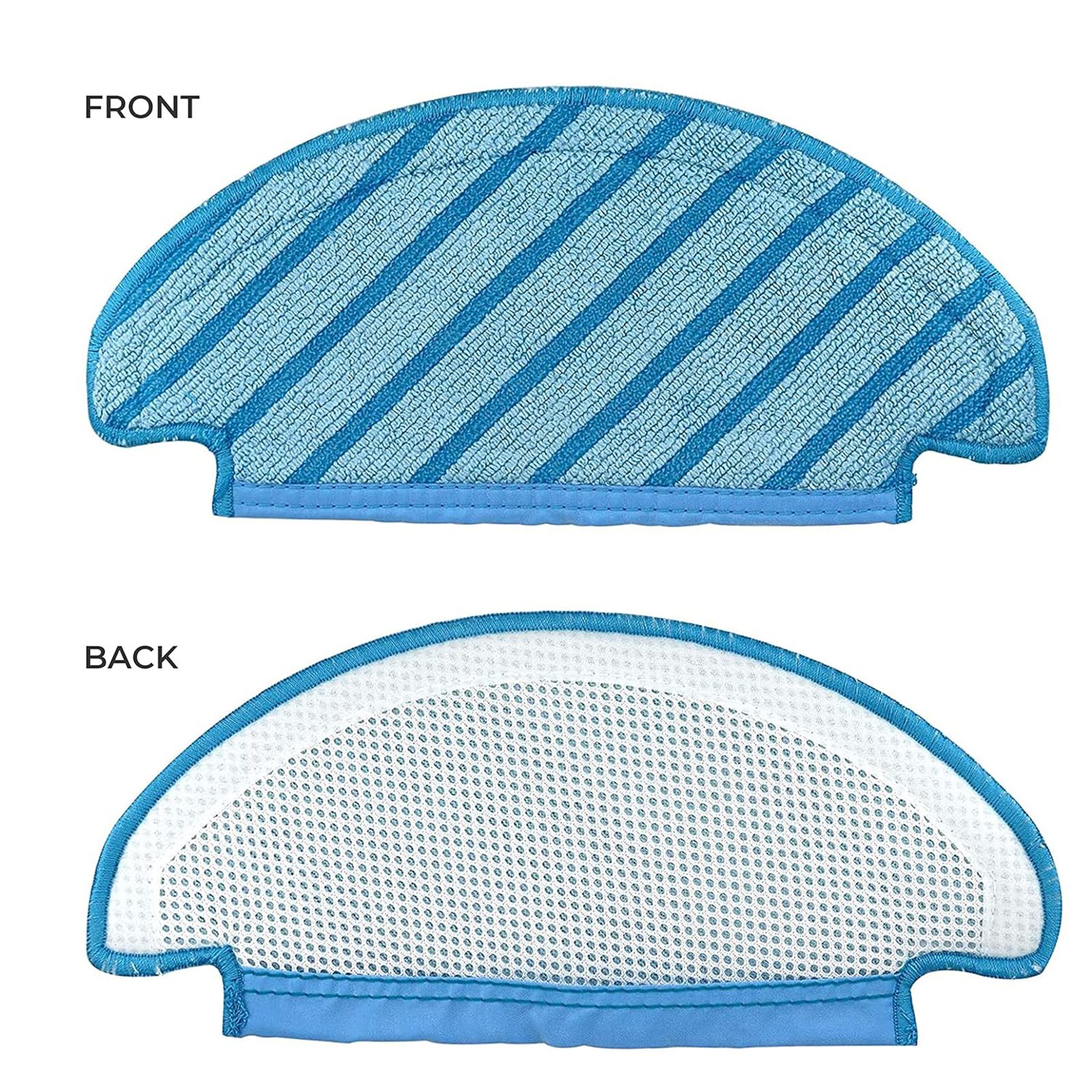 ECOVACS Floor Cleaner/Mop for DEEBOT U2 PRO (Reusable, U2PROMPADS, Blue)_4