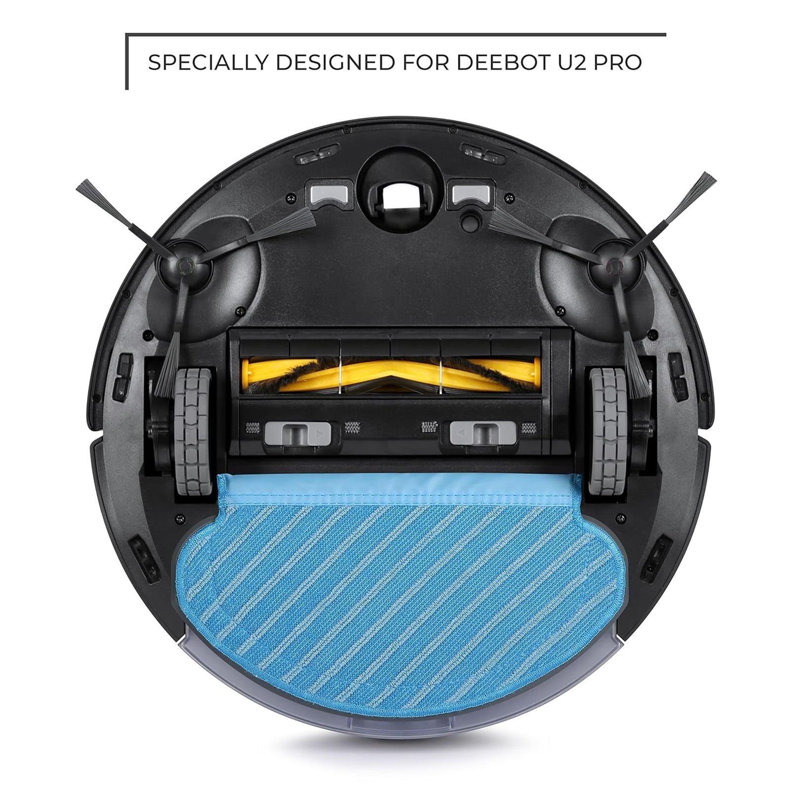 ECOVACS Floor Cleaner/Mop for DEEBOT U2 PRO (Reusable, U2PROMPADS, Blue)_6