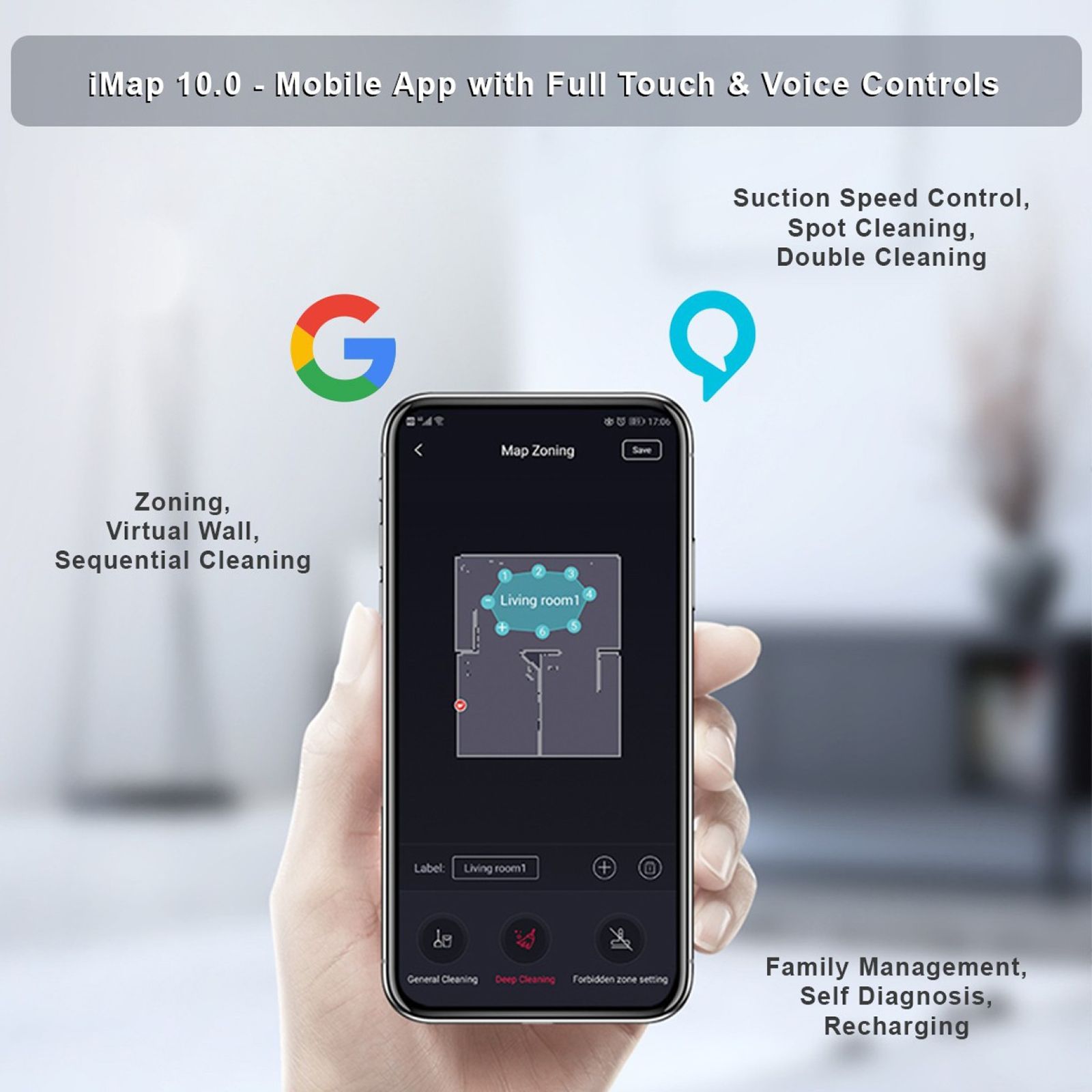 Milagrow iMap 10 50 Watts Robotic Vacuum Cleaner (0.55 Litres Tank, White)_7