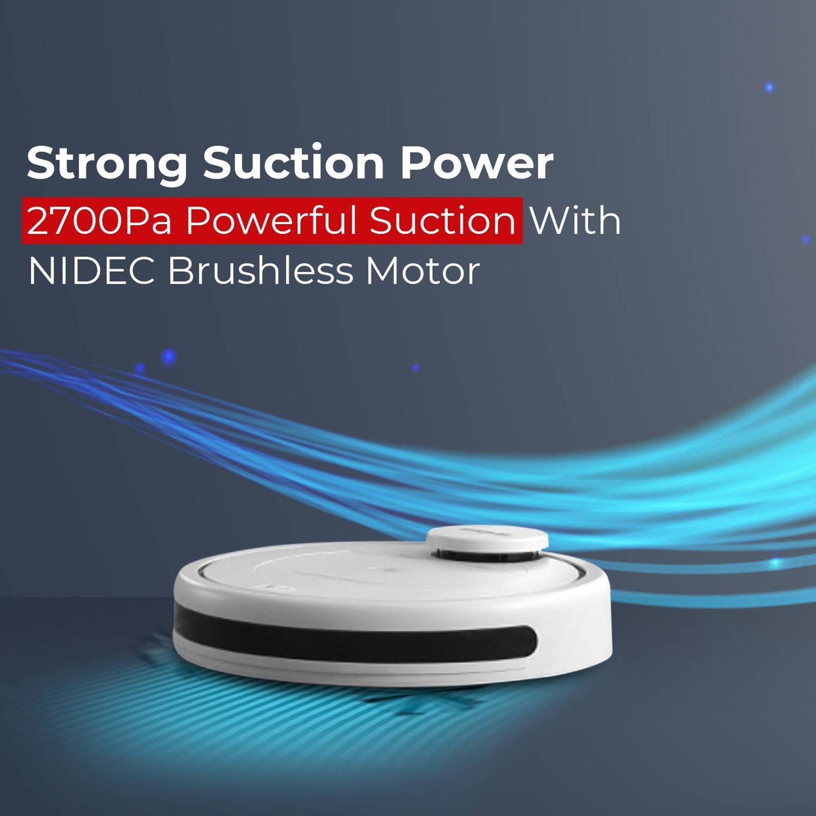 Milagrow iMap 10 50 Watts Robotic Vacuum Cleaner (0.55 Litres Tank, White)_9