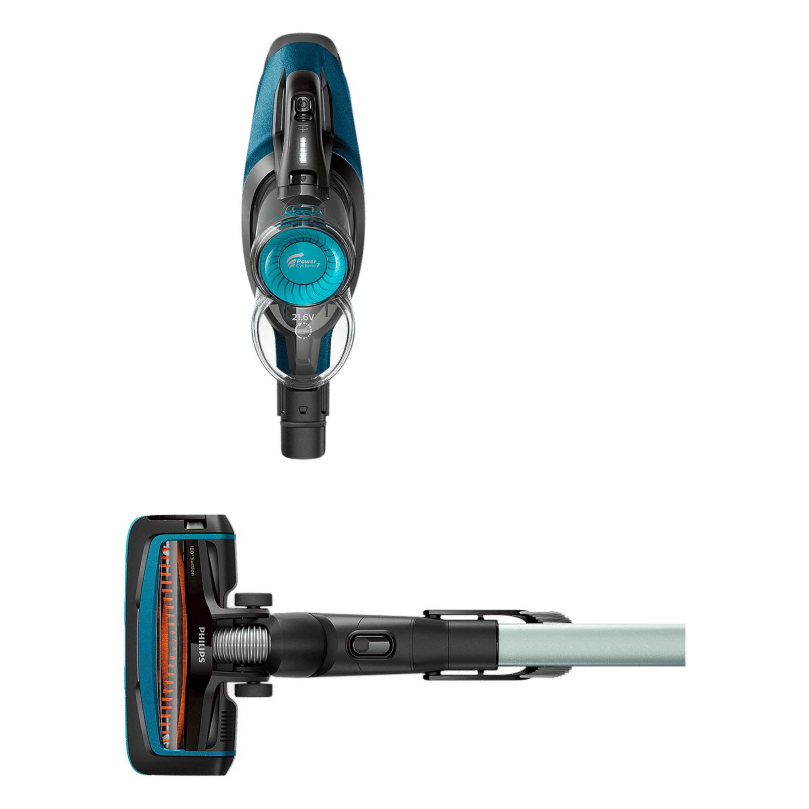 PHILIPS Wet & Dry Vacuum Cleaner (0.4 Litres, FC6728/01, Denim Blue Metallic)_6