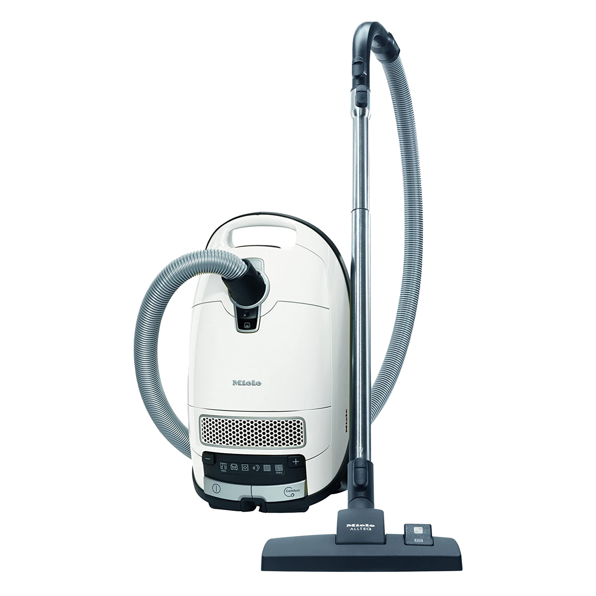 Miele Complete C3 Allergy 2000W Dry Vacuum Cleaner with HyClean GN Dust Tank (Illuminated Power Indicator, Lotus White)_1