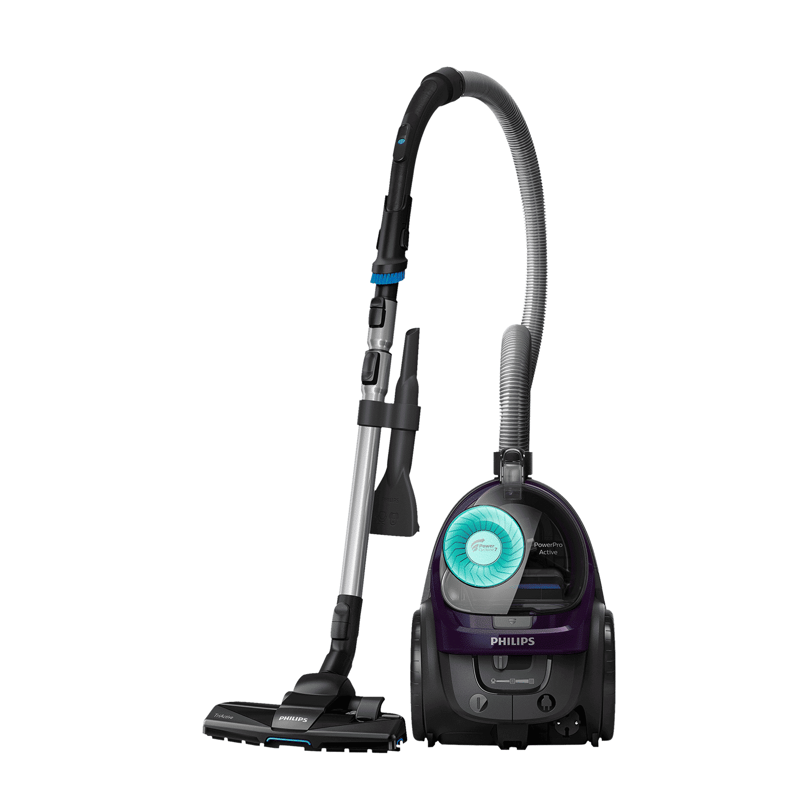 PHILIPS 5000 Series 1900W Cordless Dry Vacuum Cleaner with PowerCyclone 7 Technology (TriActive Nozzle, Magic Purple)_1