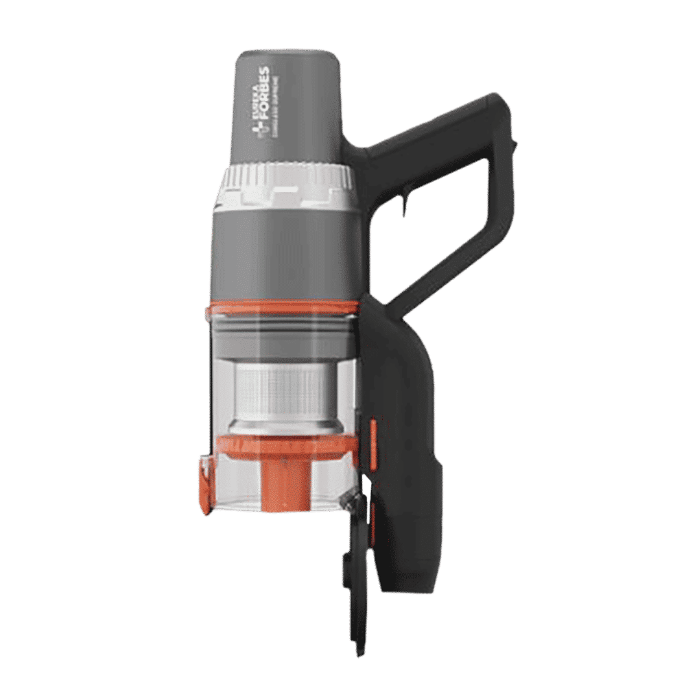 EUREKA FORBES Supreme 350W Cordless Dry Vacuum Cleaner with Cyclonic Technology (Easy & Hygienic Dust Disposal, Orange & Black)_5