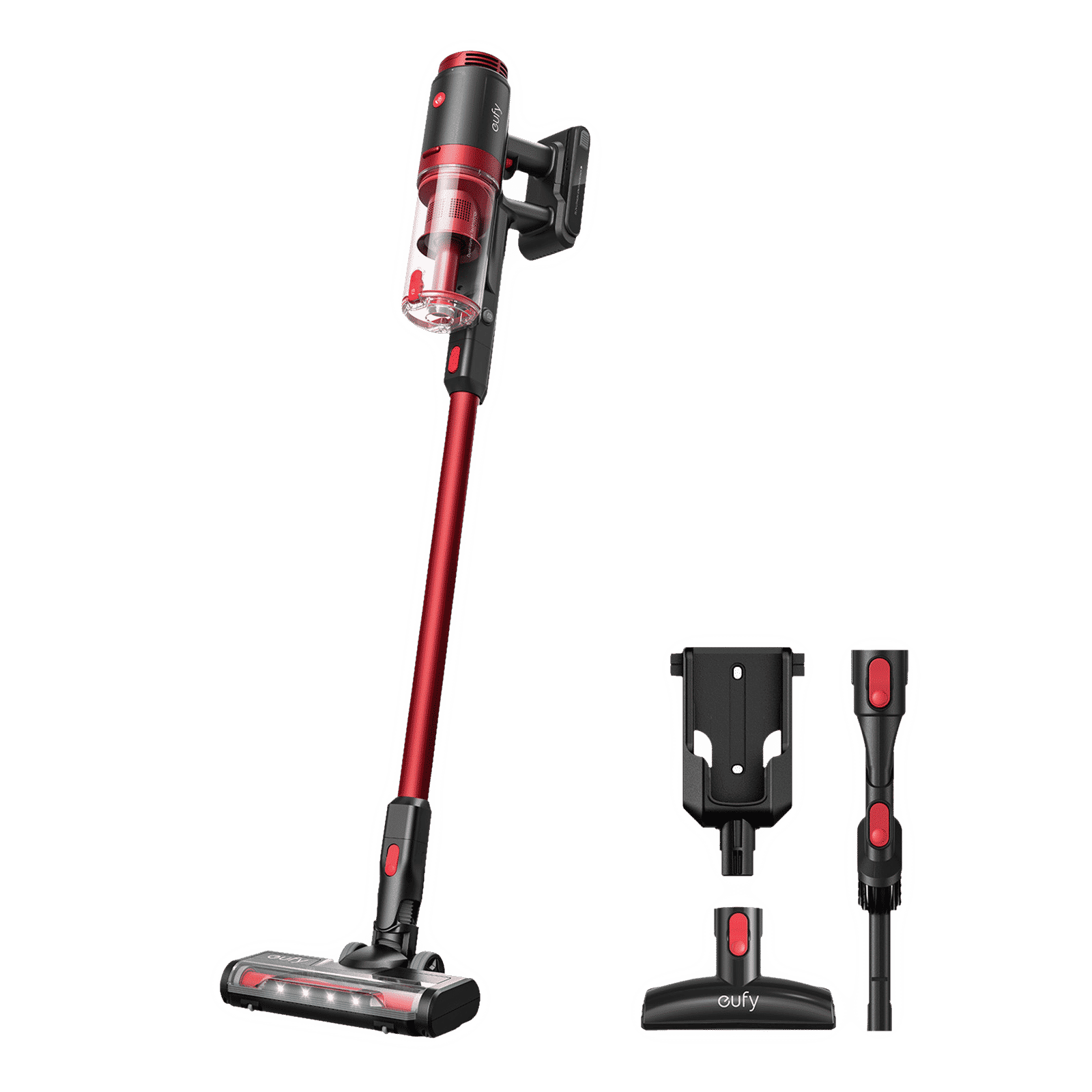 eufy HomeVac S11 Lite 215 Watts Dry Vacuum Cleaner (0.65 Litres, T2503, Red)_1