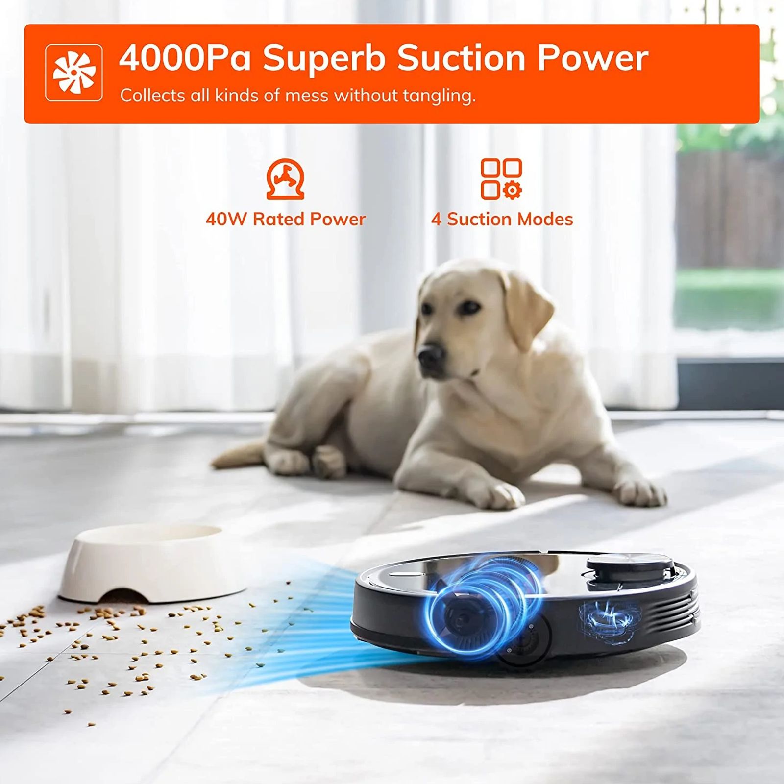 ILIFE A11 40 Watts Robotic Vacuum Cleaner (450 ml, YD-1X6I-AE9B, Black)_3