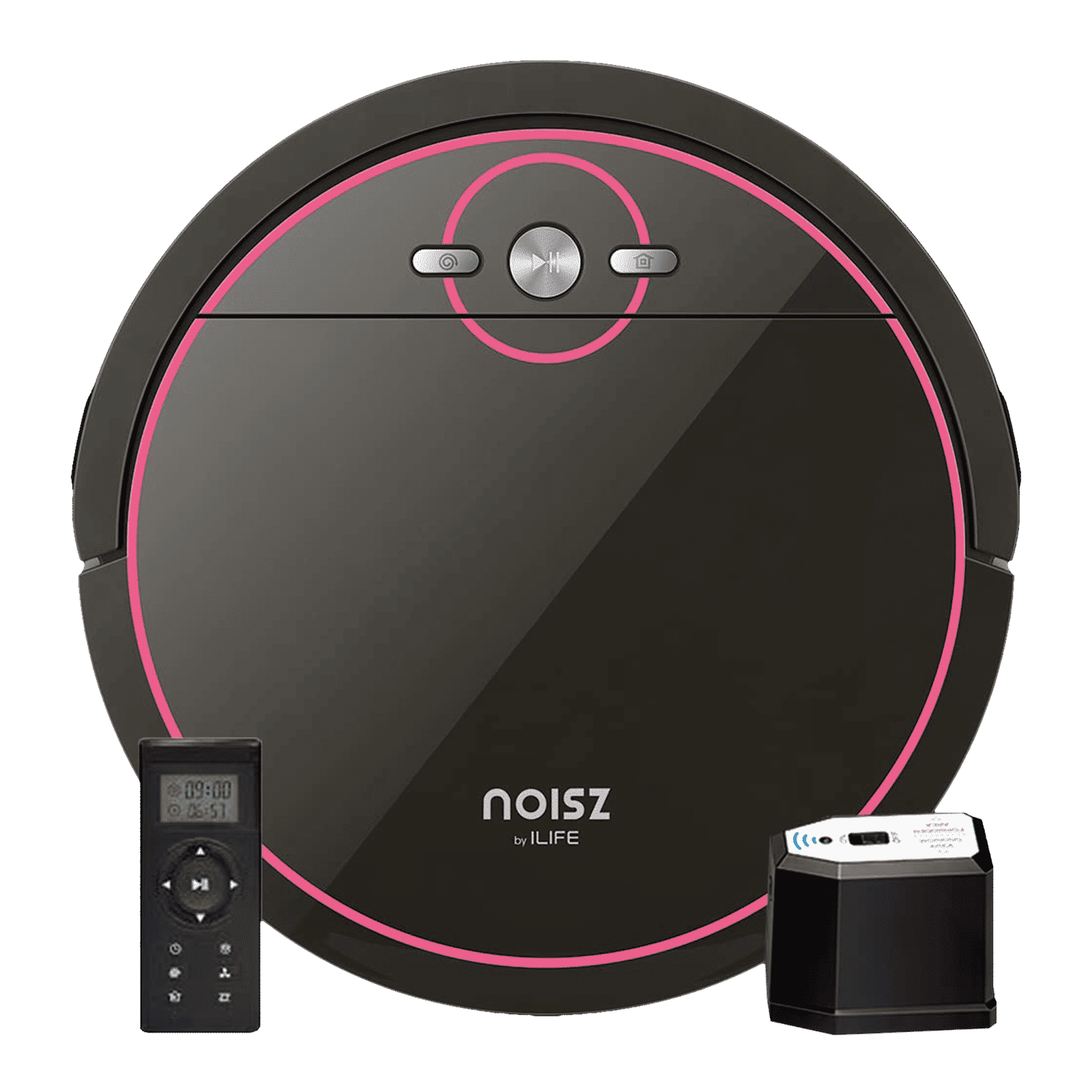 ILIFE S5 Robotic Vacuum Cleaner (300ml Tank, Black)_3