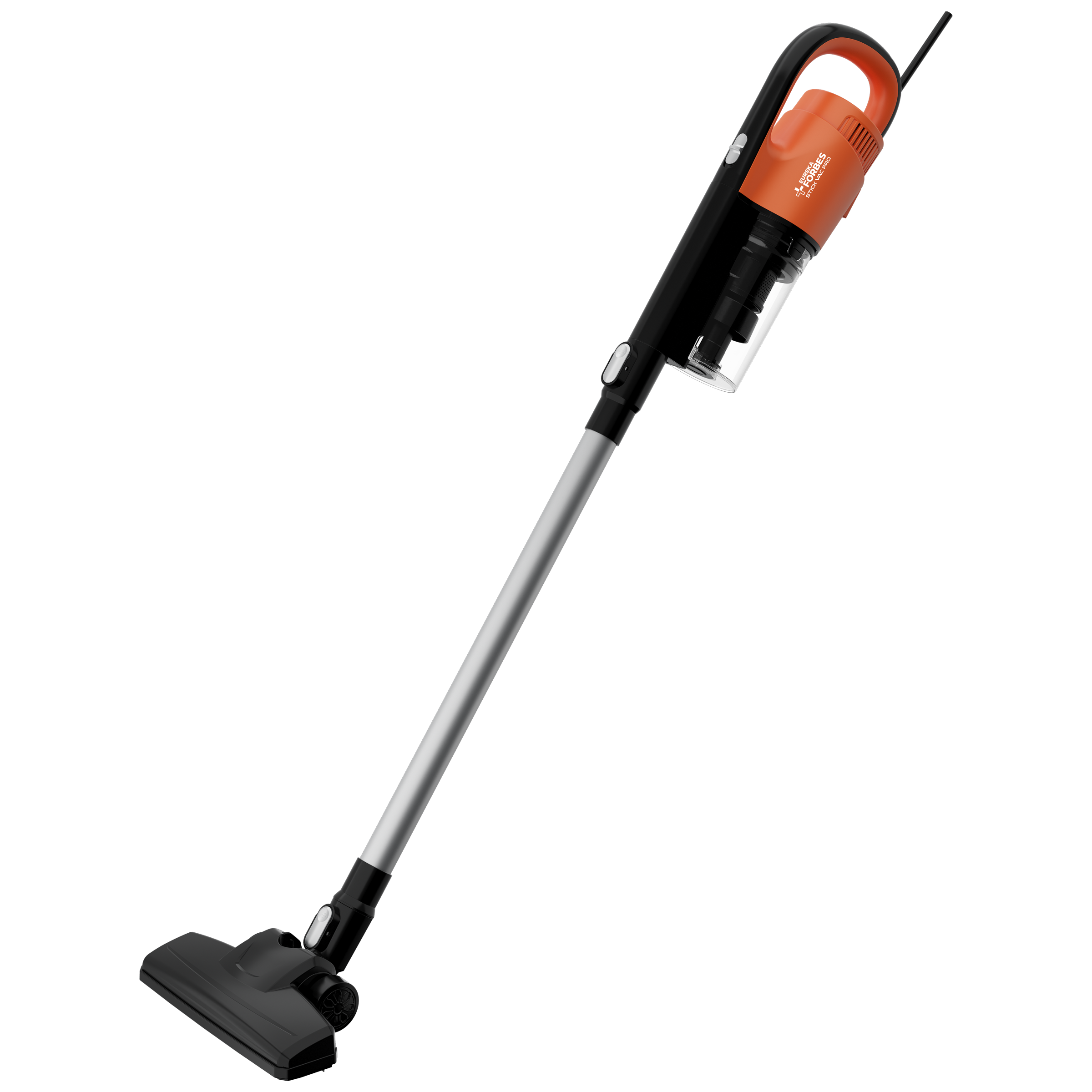 EUREKA FORBES Stick Vac NXT 550W Dry Vacuum Cleaner with Cyclonic Technology (Easy Dust Disposal, Orange & Black)_1
