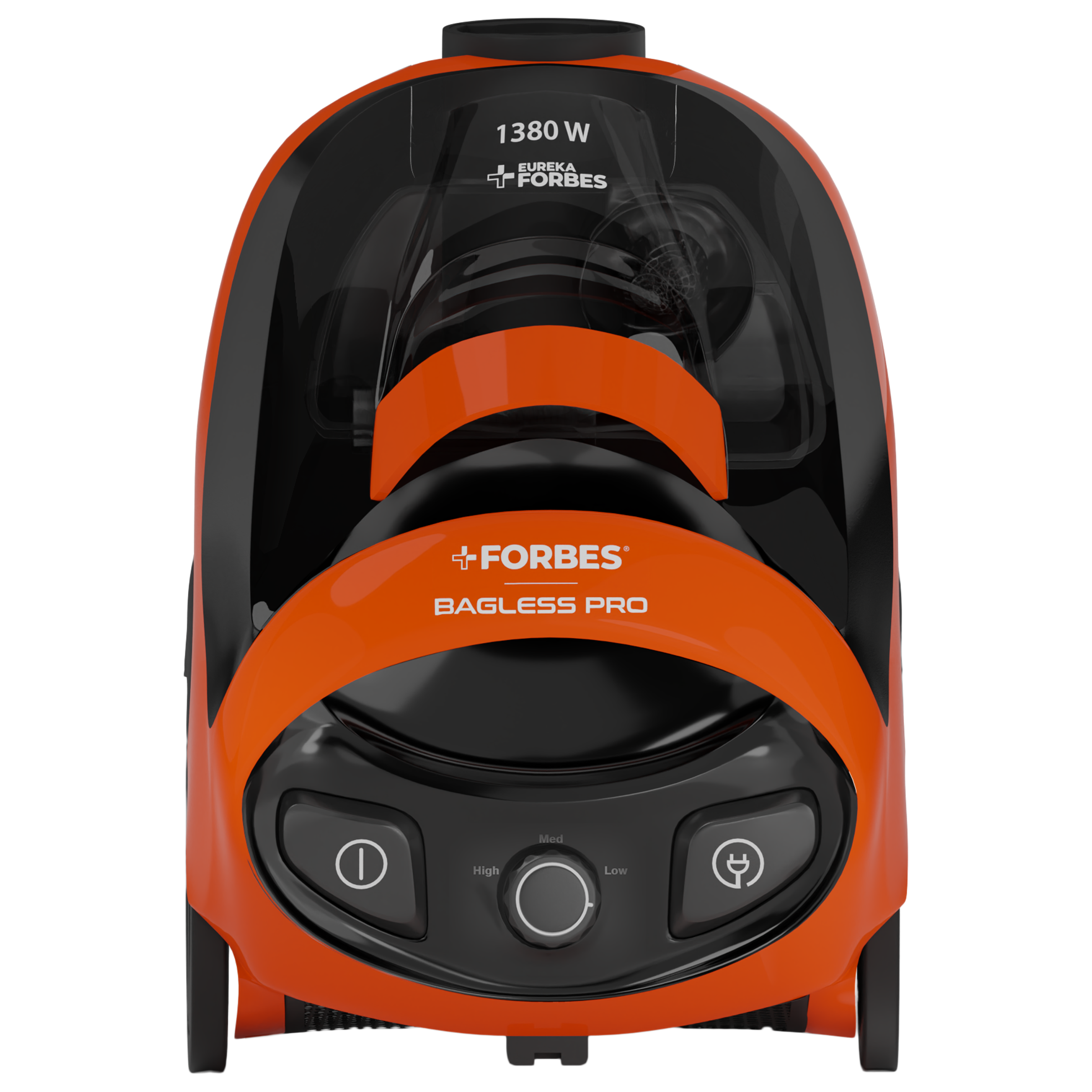 EUREKA FORBES Bagless Pro 1380W Dry Vacuum Cleaner with Cyclonic Technology (Easy Dust Disposal, Orange & Black)_2