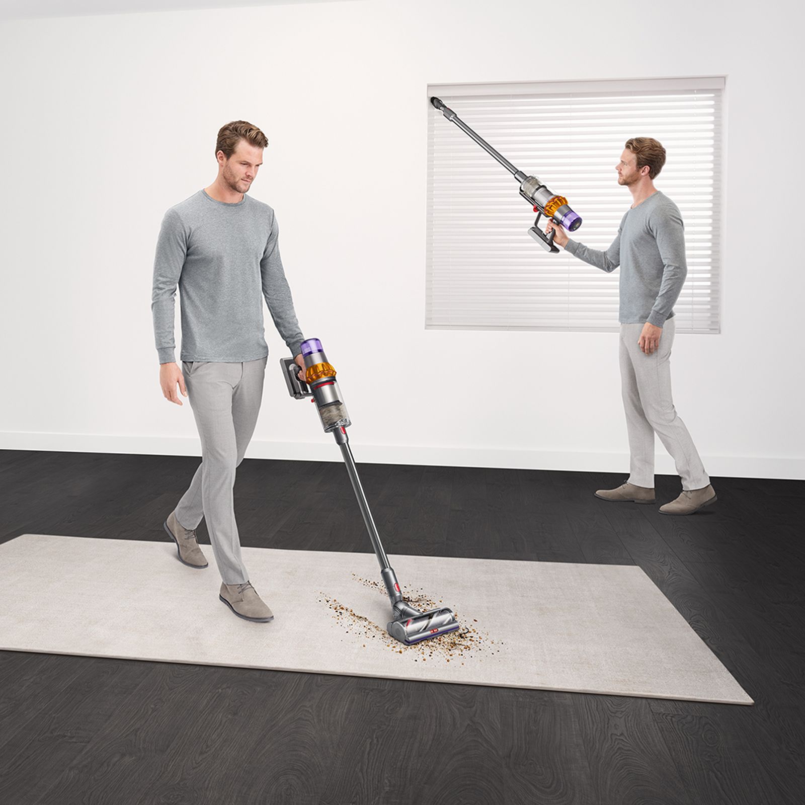 dyson V15 Detect Extra 230 Watts Portable Vacuum Cleaner (0.77 Litre, 436193-01, Prussian Blue/Bright Copper)_4