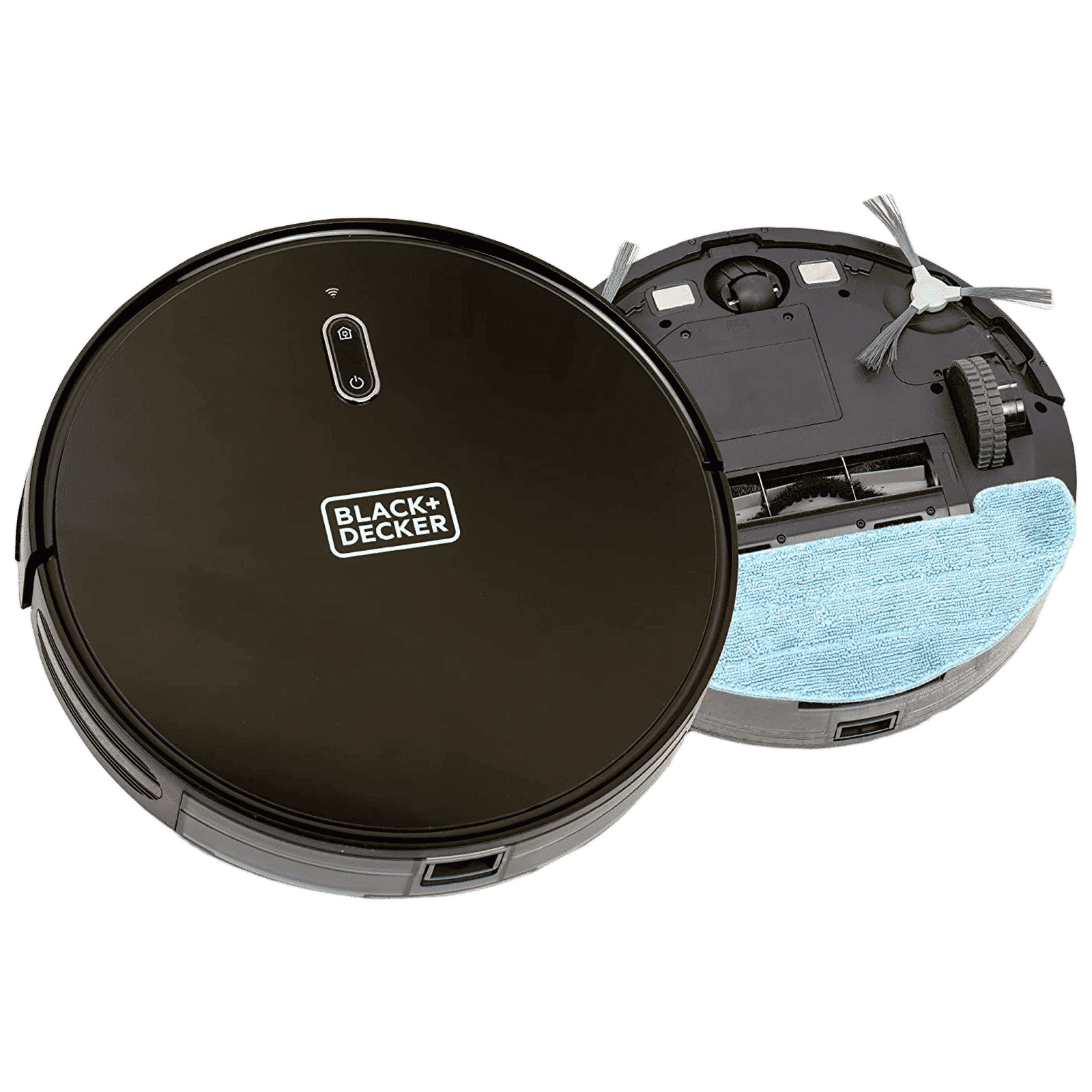 BLACK+DECKER Robotic Vacuum Cleaner (500ml Dust Tank, BRVA425B00-IN, Black)_1