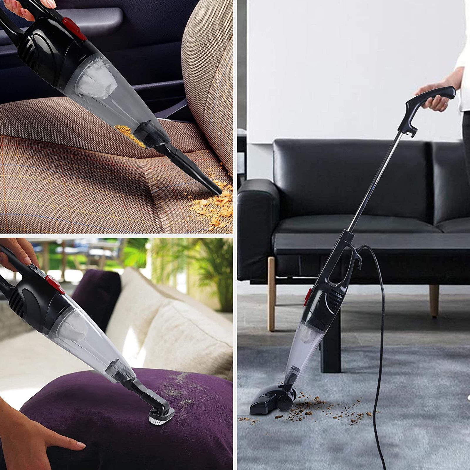 AGARO Regal Plus 800W Dry Vacuum Cleaner with 2-in-1 (Hassle Free Cleaning, Transparent) AGARO Regal Plus 800W Dry Vacuum Cleaner with 2-in-1 (Hassle Free Cleaning, Transparent)_5