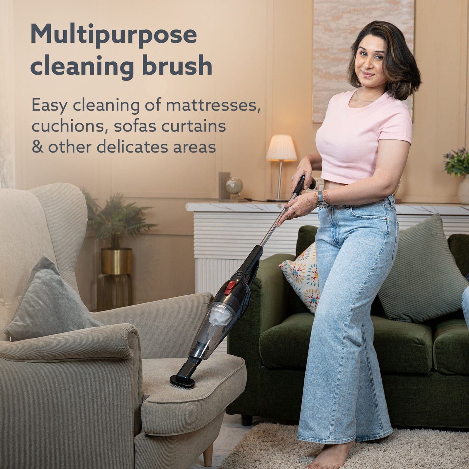 AGARO Regal Plus 800W Dry Vacuum Cleaner with 2-in-1 (Hassle Free Cleaning, Transparent) AGARO Regal Plus 800W Dry Vacuum Cleaner with 2-in-1 (Hassle Free Cleaning, Transparent)_8