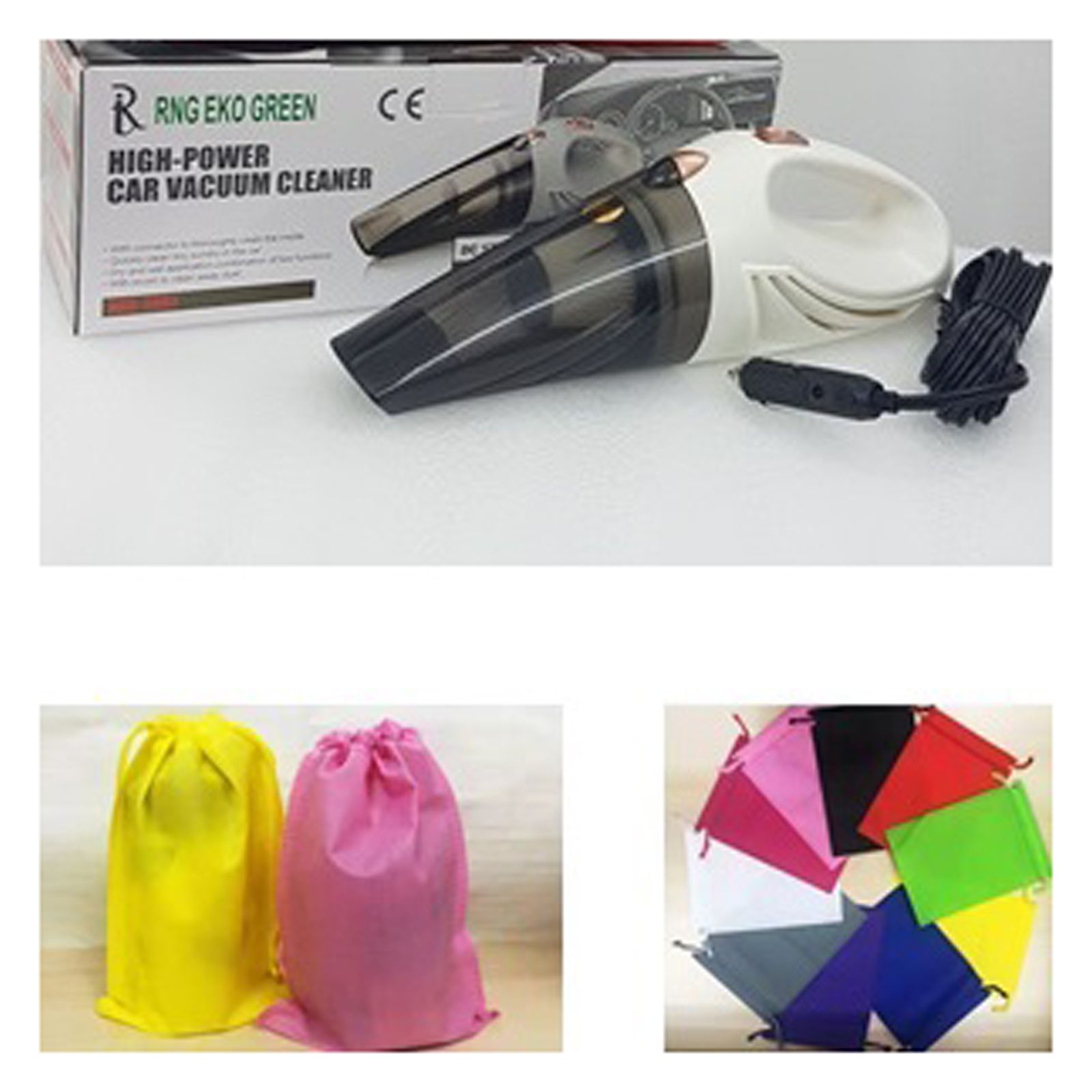 RNG EKO GREEN 150 Watts Car Vacuum Cleaner (0.75 Litre, RNG-VAC-001, White)_8