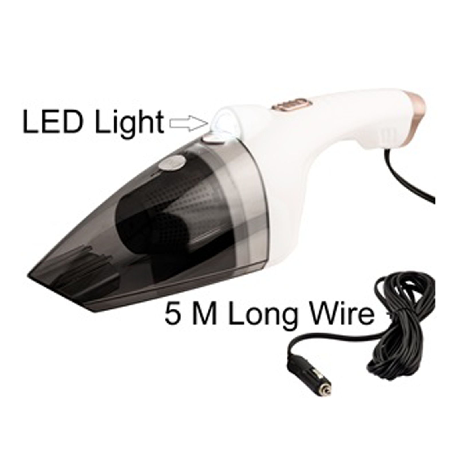 RNG EKO GREEN 200 Watts Car Vacuum Cleaner (0.75 Litre, RNG-VAC-002, White)_10