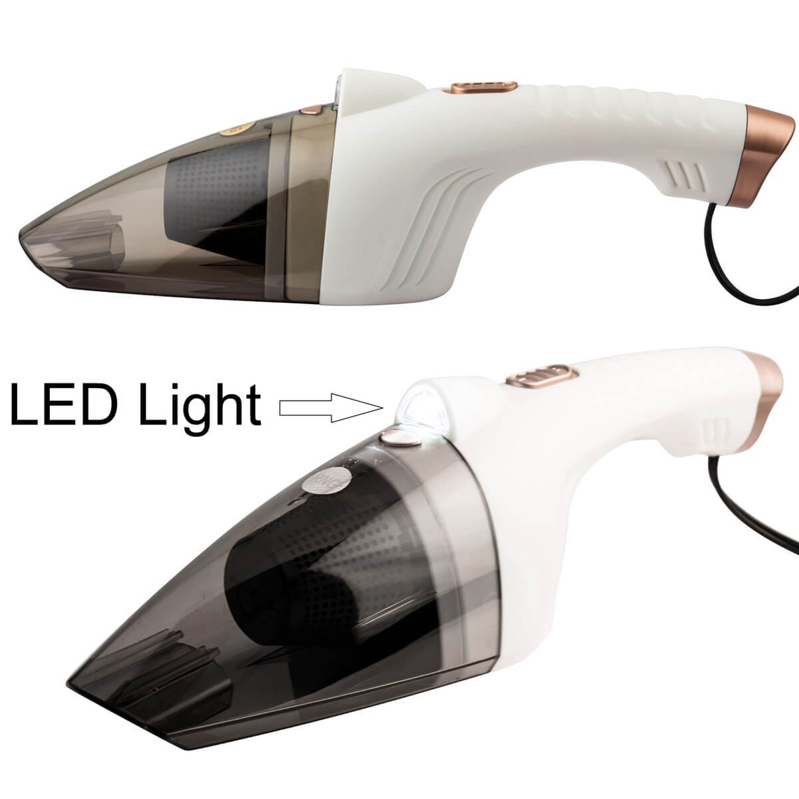 RNG EKO GREEN 200 Watts Car Vacuum Cleaner (0.75 Litre, RNG-VAC-002, White)_2