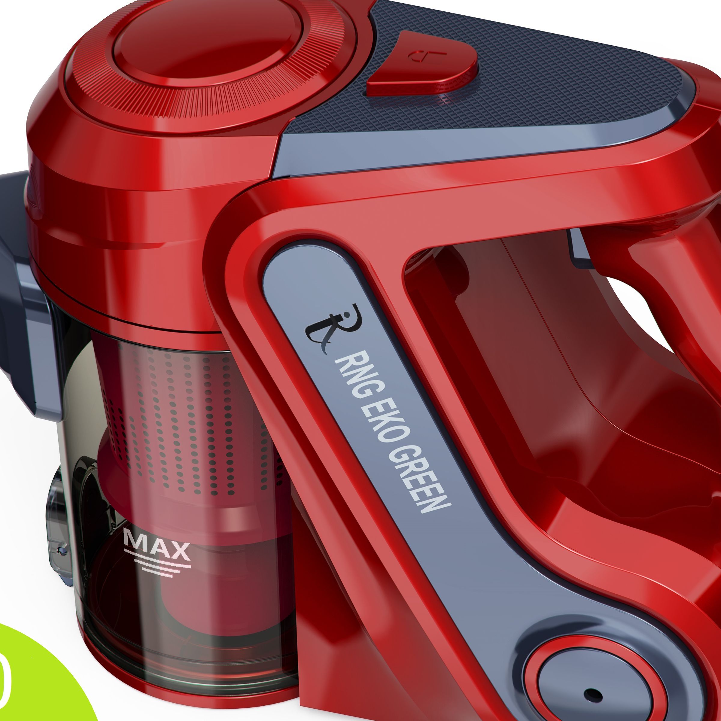 RNG EKO GREEN 1000 Watts Portable Vacuum Cleaner (0.5 Litre, RNG-VAC-003, Metallic Red and Grey)_2