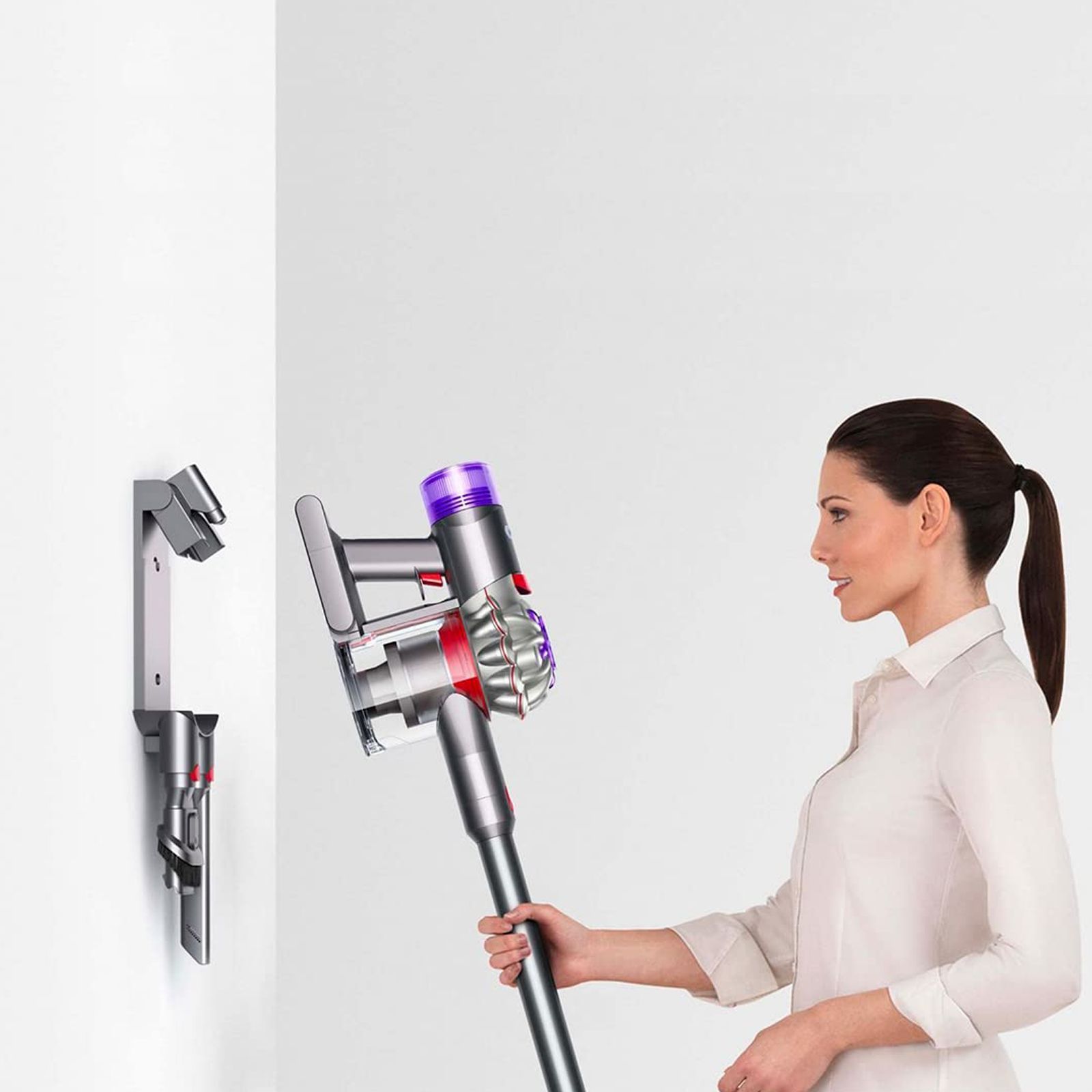 dyson V8 Absolute 115W Cordless Dry Vacuum Cleaner with De-tangling Technology (Acoustic Control, Grey)_3