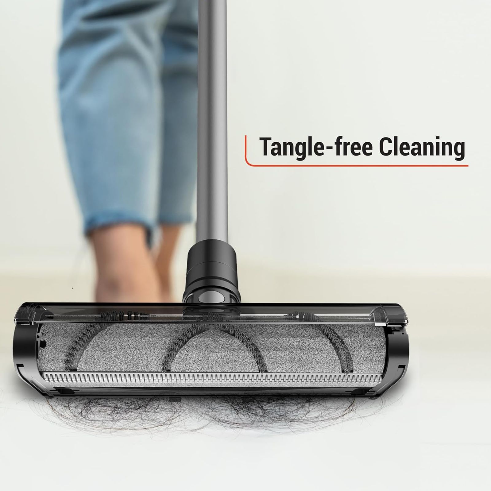 EUREKA FORBES ZeroBend Z10 350W Cordless Dry Vacuum Cleaner with Cyclonic Technology (3-in-1 Motorised Floor Brush, Silver & Dark Grey) EUREKA FORBES ZeroBend Z10 350W Cordless Dry Vacuum Cleaner with Cyclonic Technology (3-in-1 Motorised Floor Brush, Silver & Dark Grey)_5