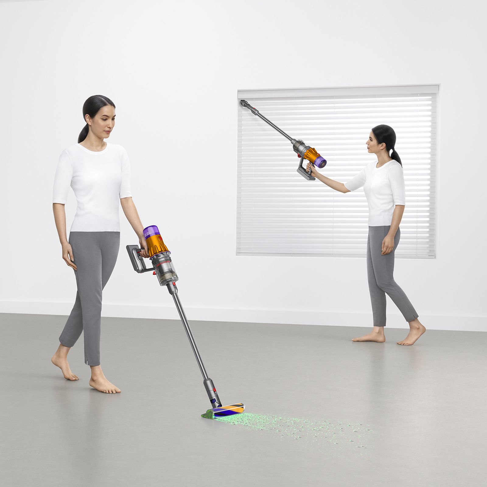 dyson V12 Detect Slim Absolute 150W Cordless Dry Vacuum Cleaner with Laser & Dust Detect Technology (Scientific Proof, Yellow & Nickel) dyson V12 Detect Slim Absolute 150W Cordless Dry Vacuum Cleaner with Laser & Dust Detect Technology (Scientific Proof, Yellow & Nickel)_7