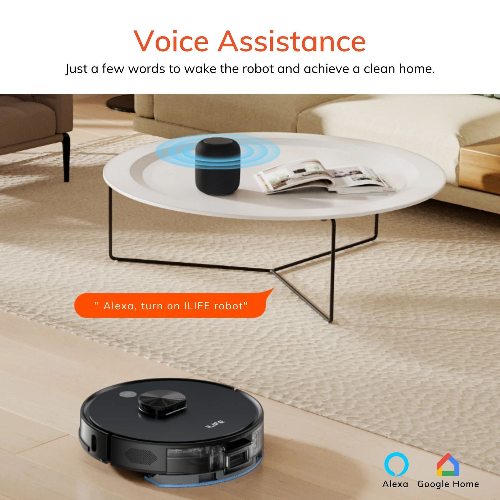 ILIFE A20 Robotic Vacuum Cleaner & Mop with Wi-Fi Connectivity (Alexa & Google Assistant, Black)_4