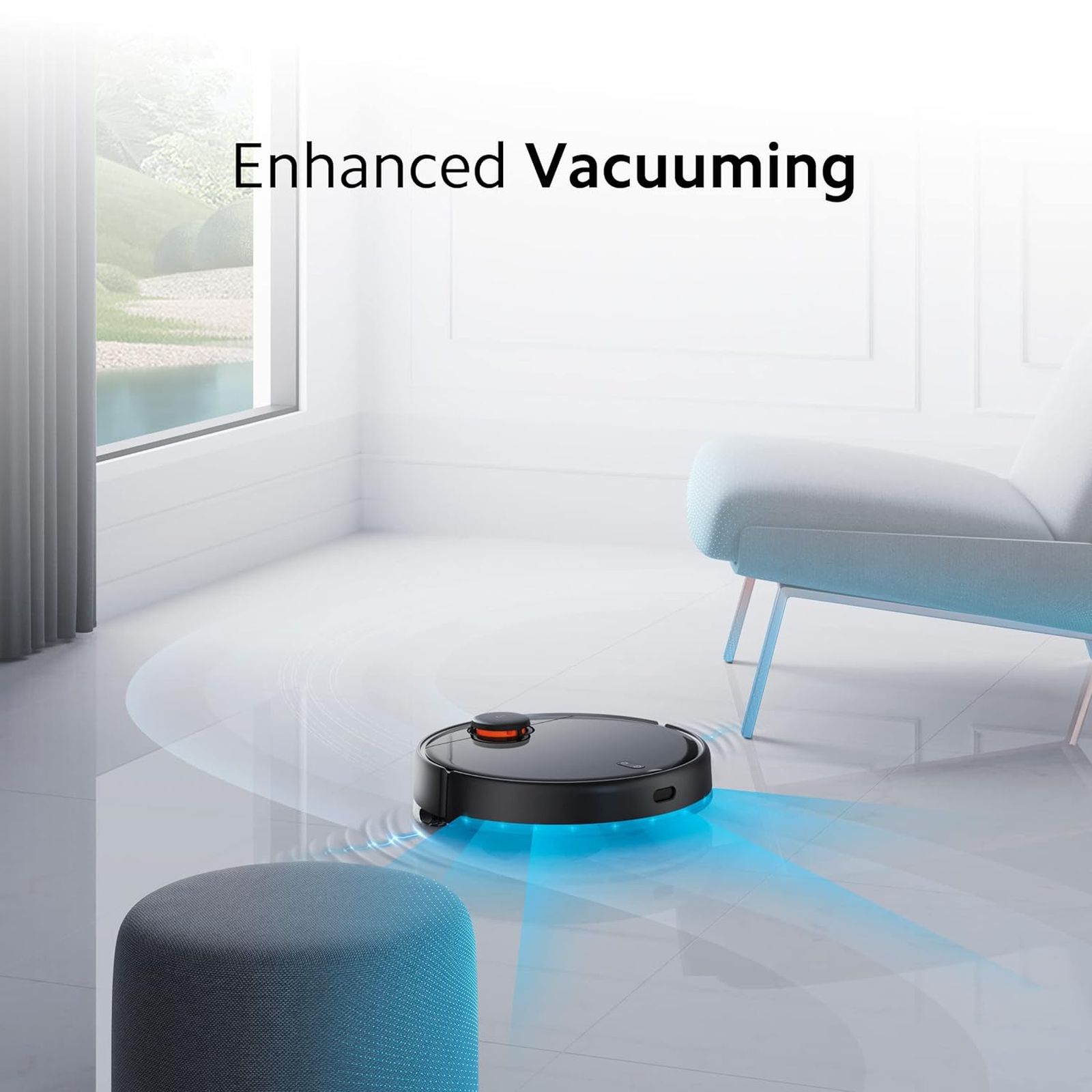 Xiaomi 2 Pro Robotic Vacuum Cleaner & Mop with Wi-Fi Connectivity (Alexa & Google Assistant, Black)_7