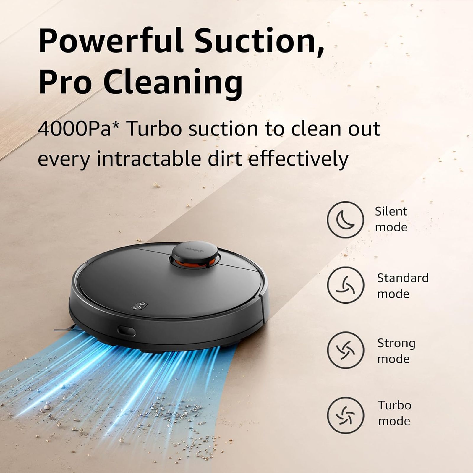 Xiaomi S10 Robotic Vacuum Cleaner & Mop with Wi-Fi Connectivity (Advanced Laser Navigation, Black) Xiaomi S10 Robotic Vacuum Cleaner & Mop with Wi-Fi Connectivity (Advanced Laser Navigation, Black)_7