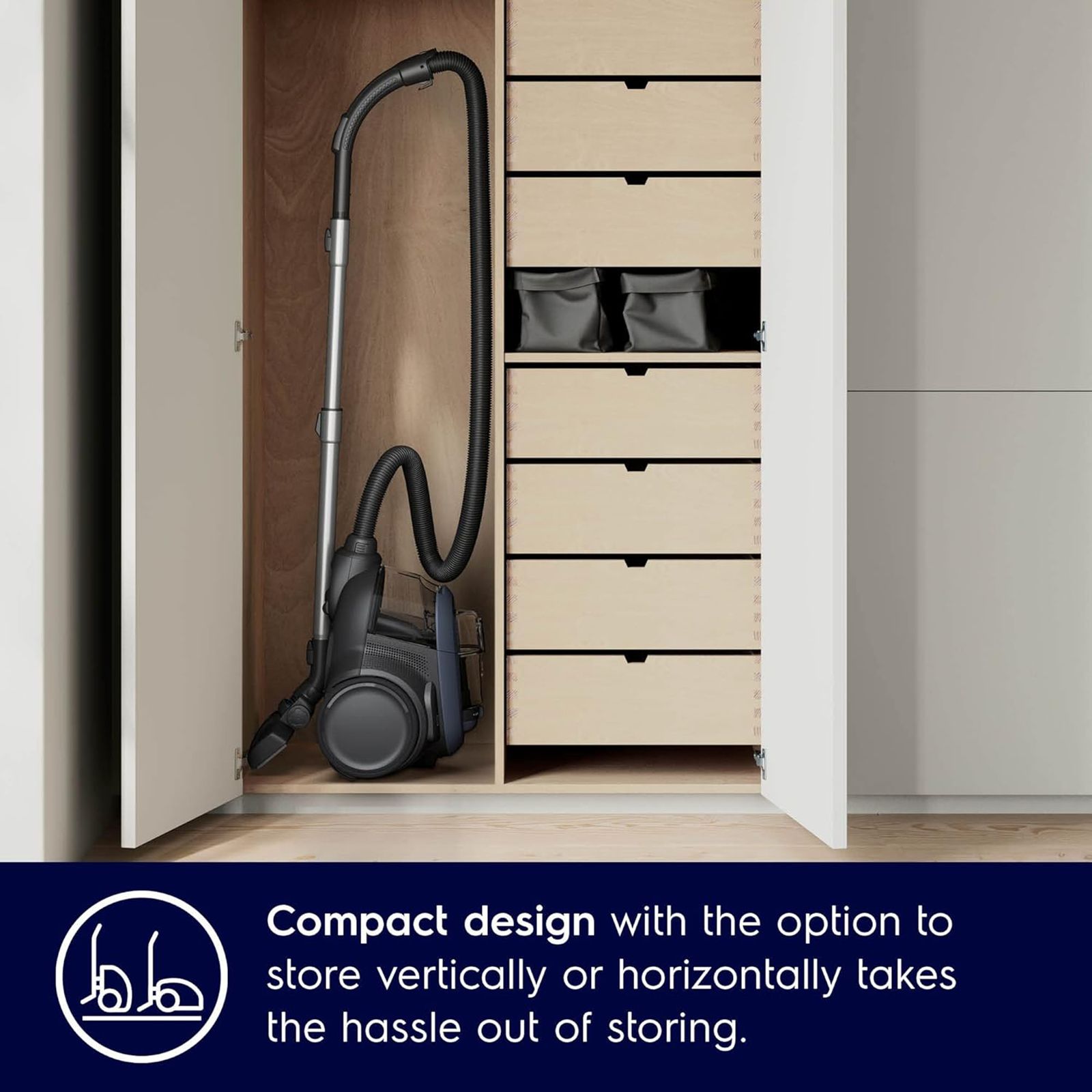 Electrolux UltimateHome 700 2000 W Dry Vacuum Cleaner with Washable Hygiene Filter 12 (6-Step Filtration System, Denim Blue)_9