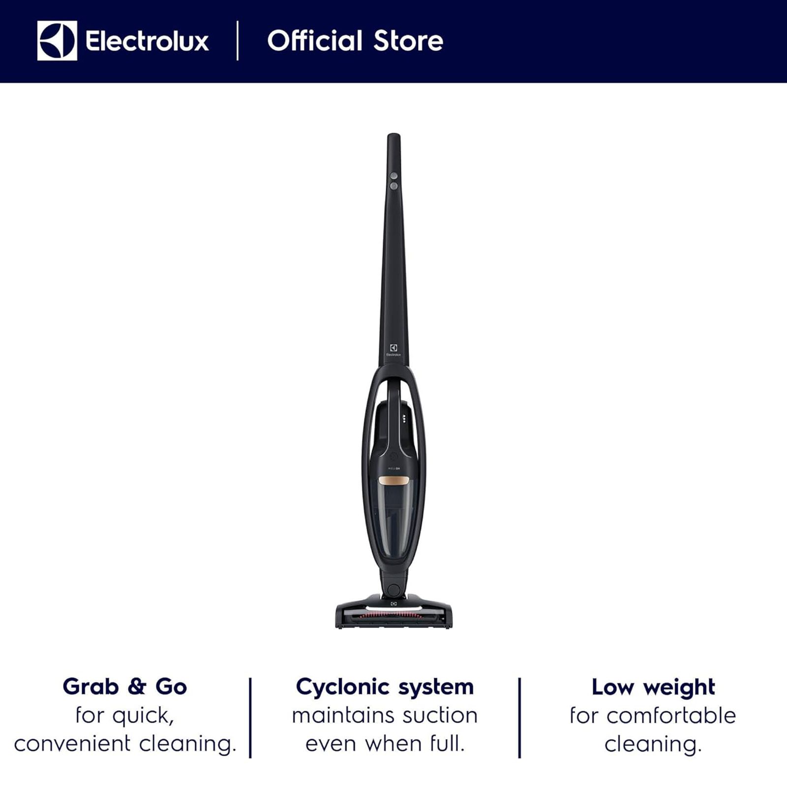 Electrolux Well Q6 130 W Cordless Dry Vacuum Cleaner with Cyclonic System (13 Minutes Runtime, Grey) Electrolux Well Q6 130 W Cordless Dry Vacuum Cleaner with Cyclonic System (13 Minutes Runtime, Grey)_10