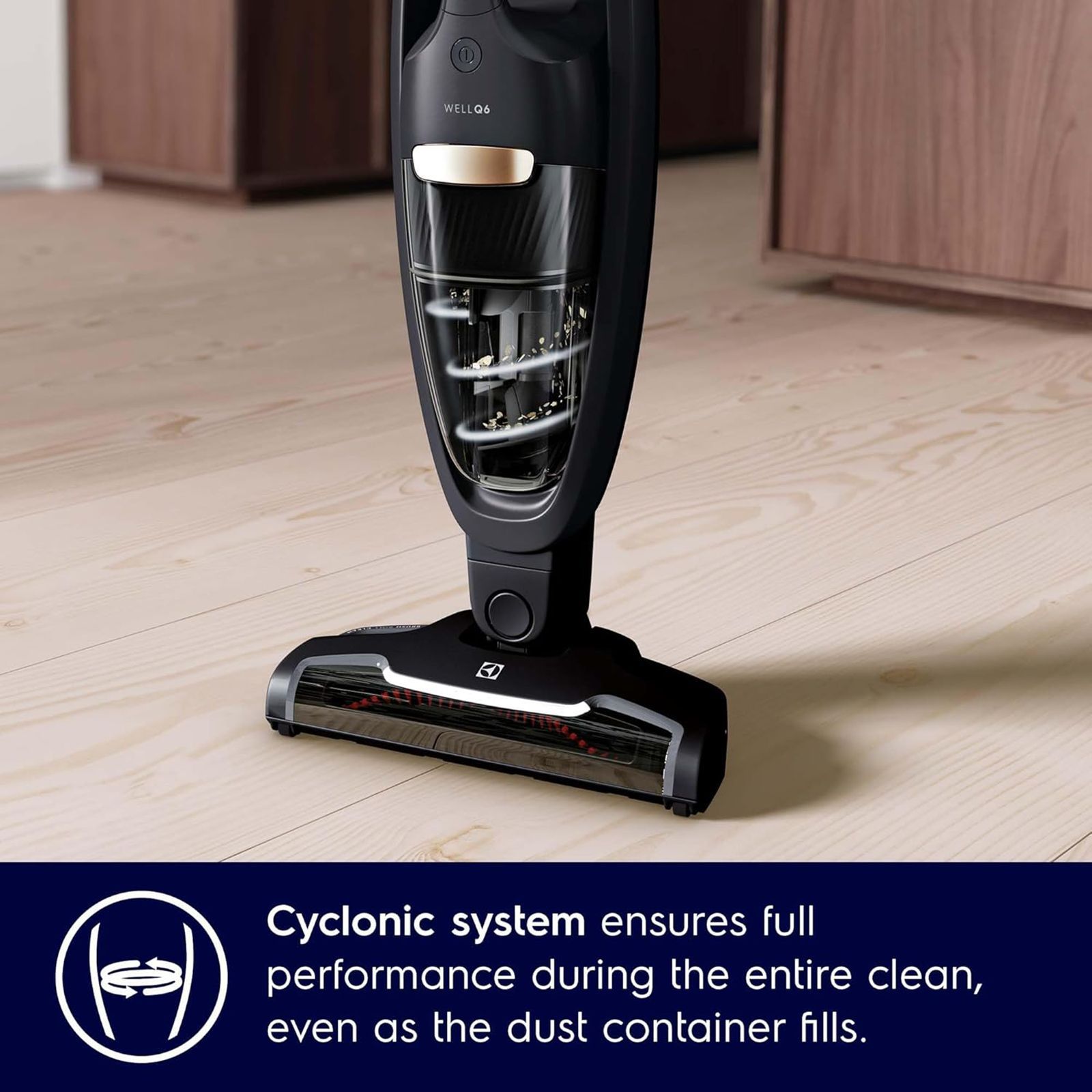 Electrolux Well Q6 130 W Cordless Dry Vacuum Cleaner with Cyclonic System (13 Minutes Runtime, Grey) Electrolux Well Q6 130 W Cordless Dry Vacuum Cleaner with Cyclonic System (13 Minutes Runtime, Grey)_7