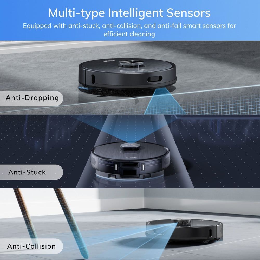 ILIFE T20s Robotic Vacuum Cleaner & Mop with Auto Recharging Station (5200 mAh Battery, Space Gray)_4