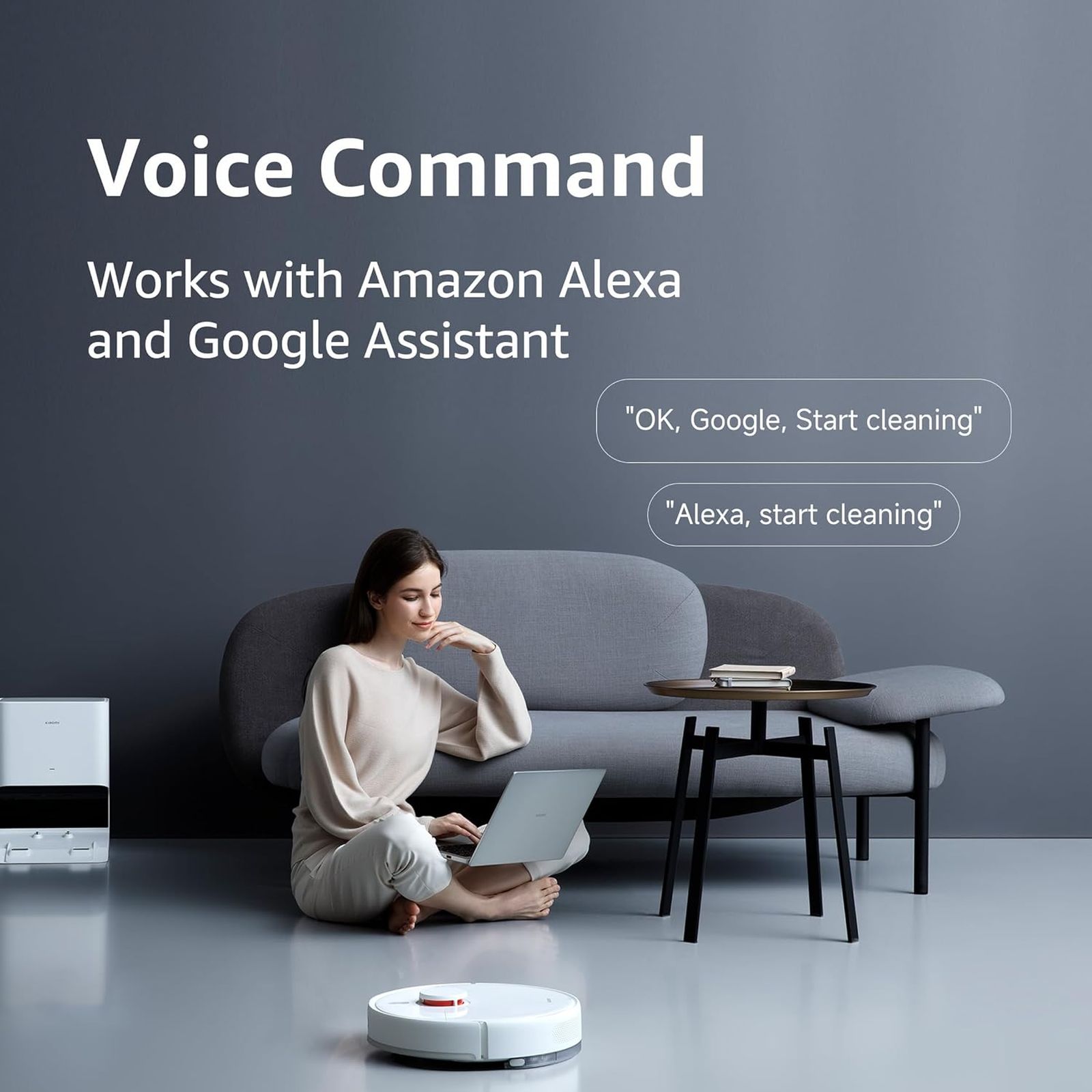 Xiaomi X10 Robotic Vacuum Cleaner & Mop with Auto Recharging Station (5200 mAh Battery, White)_6