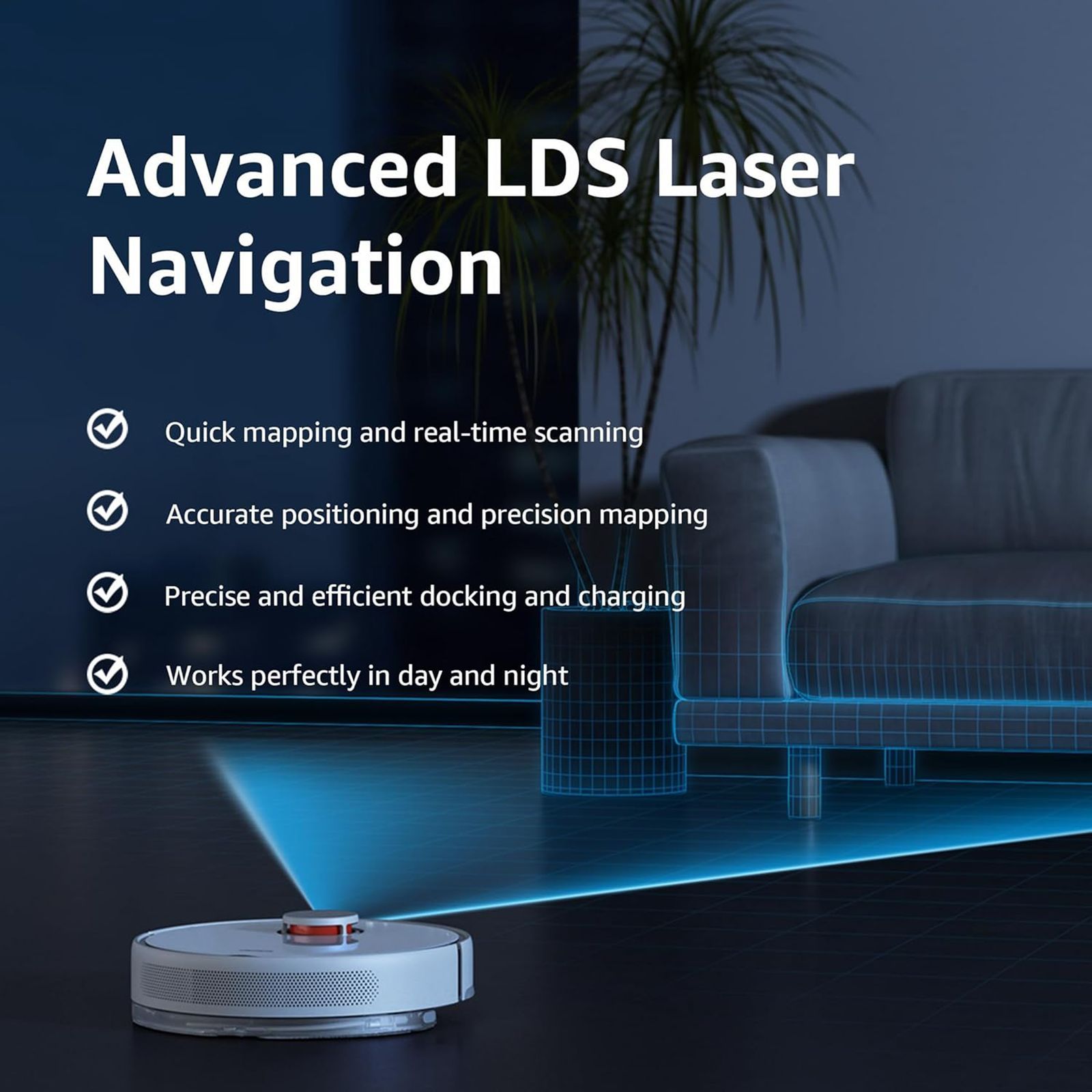 Xiaomi X10 Robotic Vacuum Cleaner & Mop with Auto Recharging Station (5200 mAh Battery, White)_10