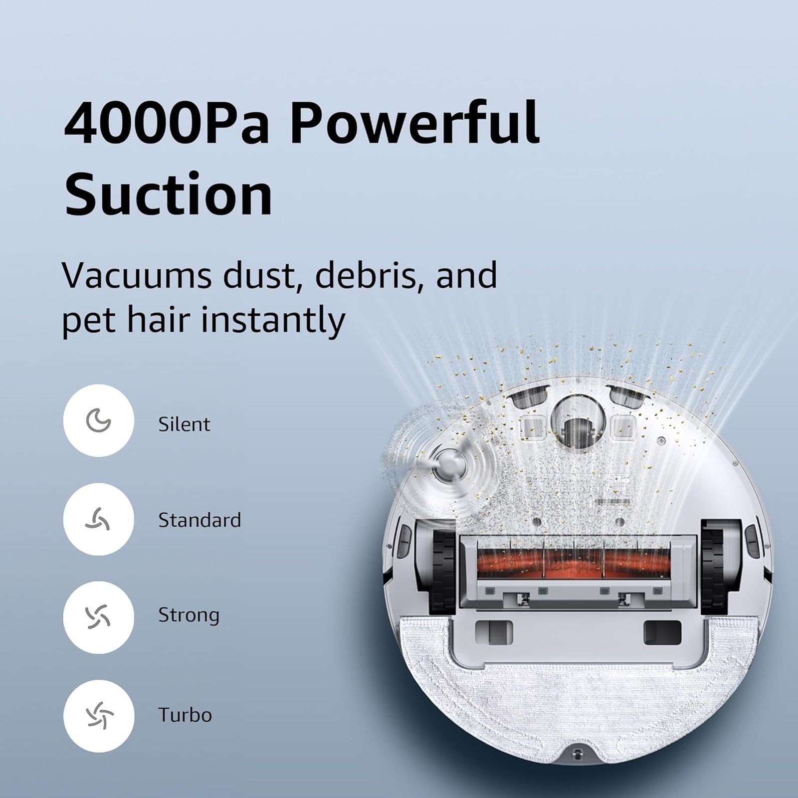 Xiaomi X10 Robotic Vacuum Cleaner & Mop with Auto Recharging Station (5200 mAh Battery, White)_2