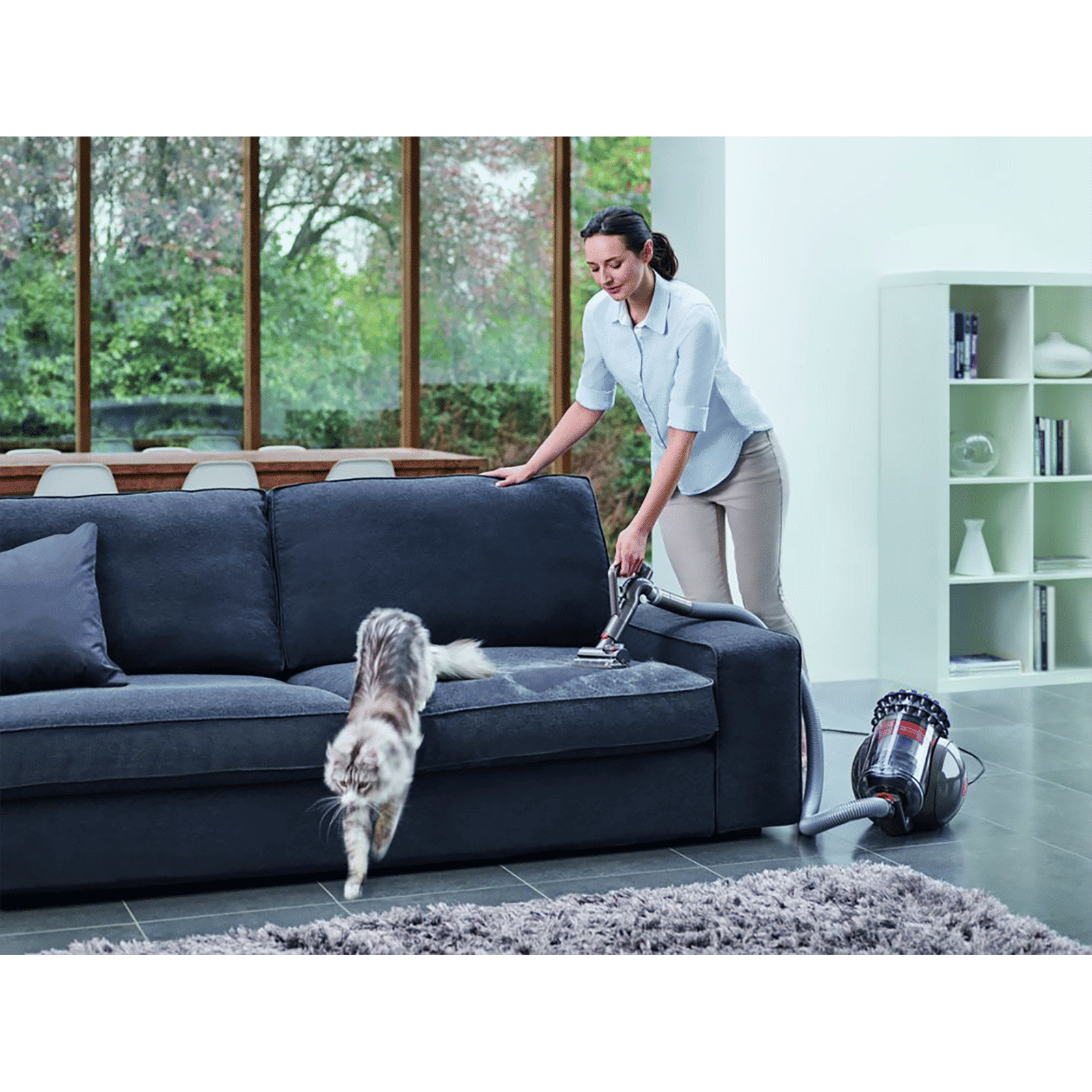 dyson Big Ball Dry Vacuum Cleaner with Radial Root Cyclone Technology (360 Degree Articulation, Silver & Red)_7