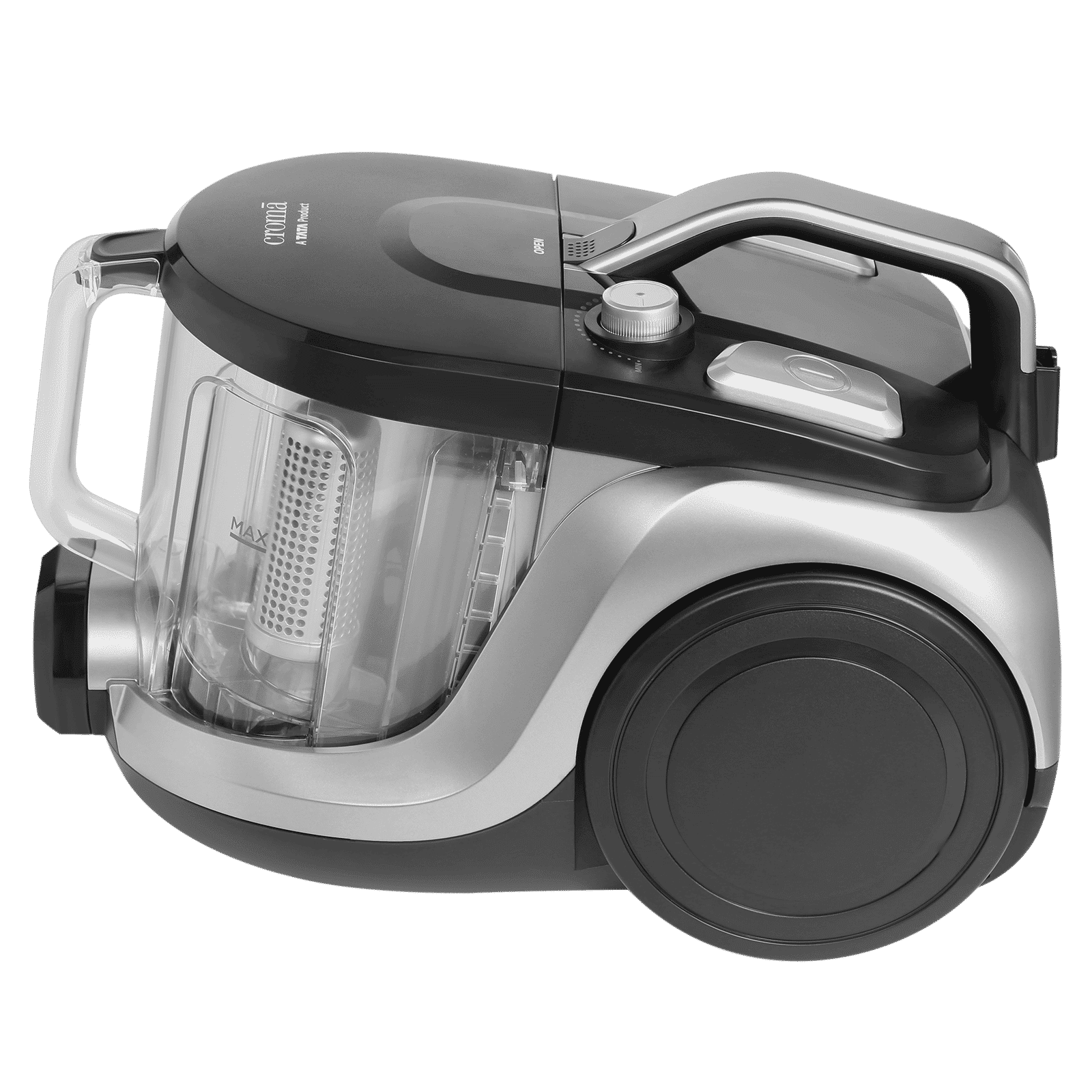 Croma 1600W Dry Vacuum Cleaner with AutoCord Winder (2025 model,High Efficiency Cyclone System, Grey)_4