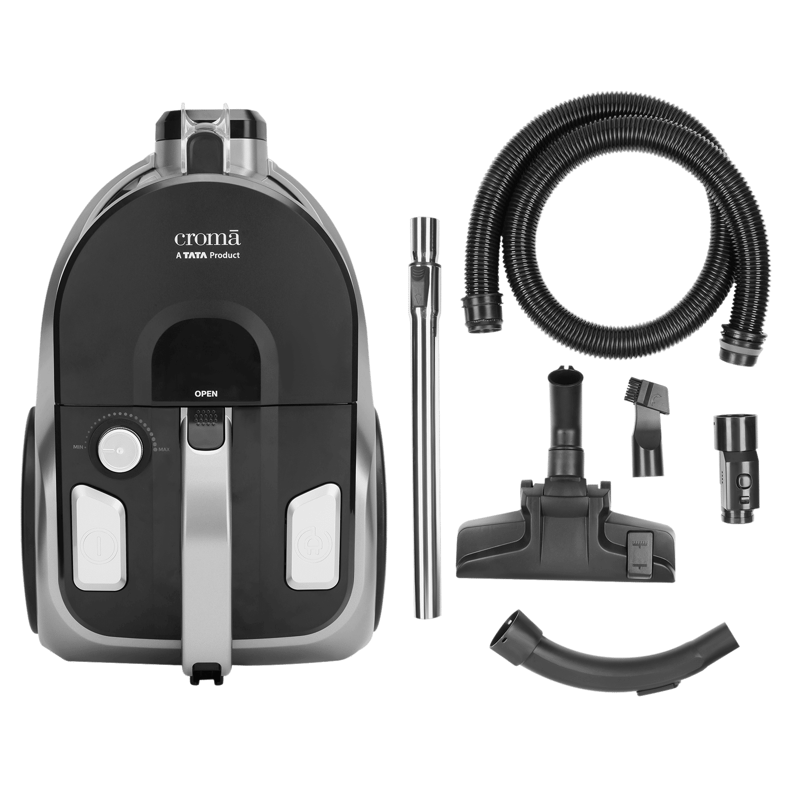 Croma 1600W Dry Vacuum Cleaner with AutoCord Winder (2025 model,High Efficiency Cyclone System, Grey)_5