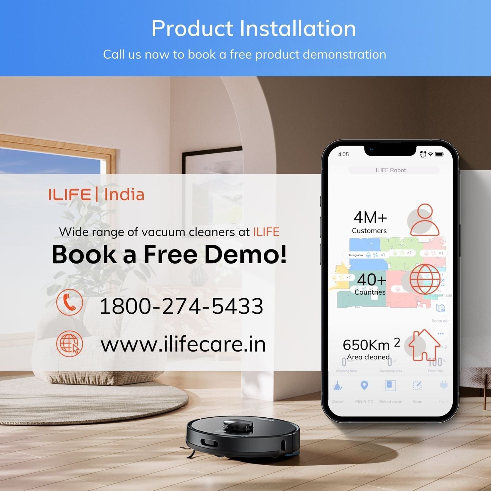 ILIFE T20s Pro Robotic Vacuum Cleaner & Mop with Advanced LiDAR Navigation (5200 mAh Battery, Space Gray)_9