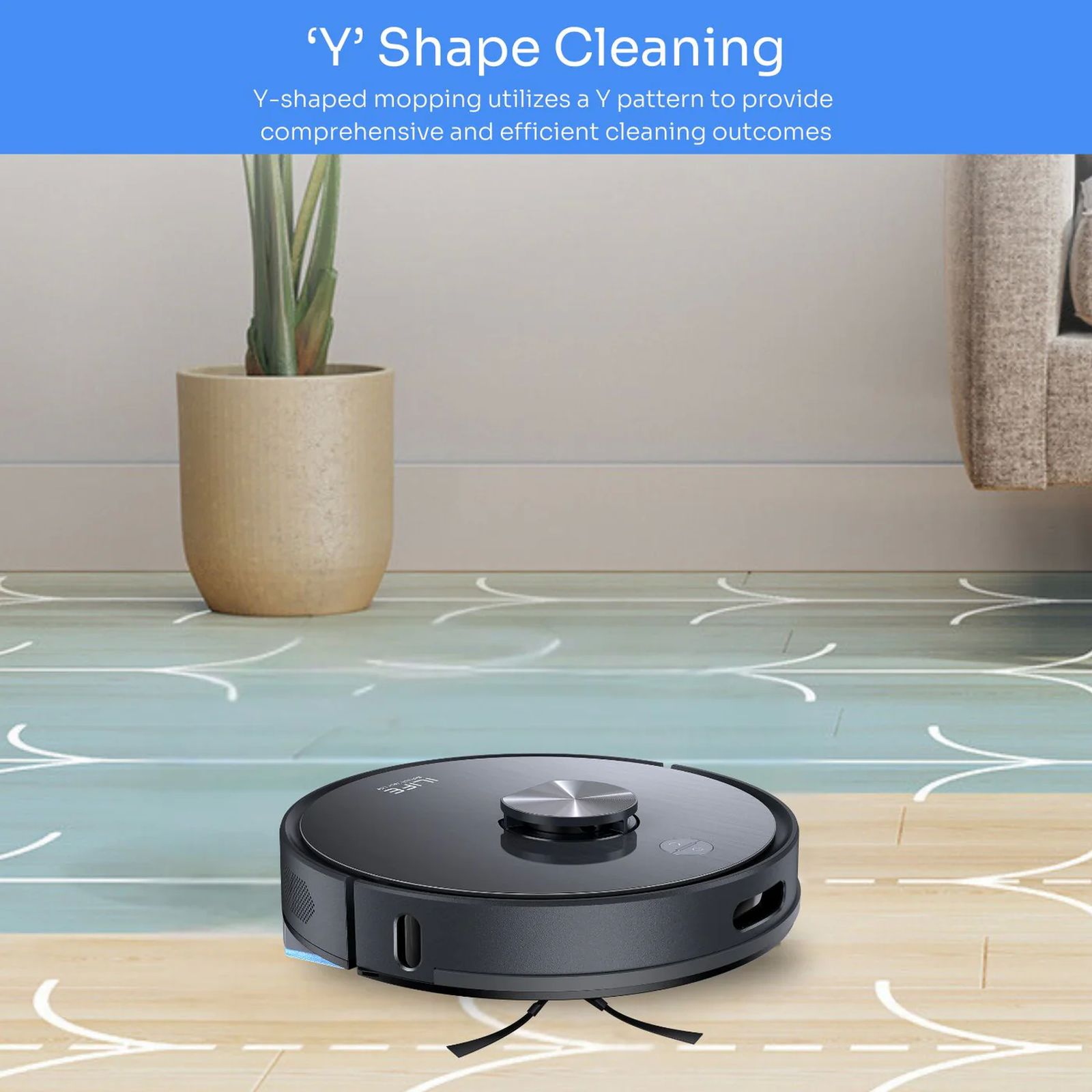 ILIFE A20 Pro Robotic Vacuum Cleaner & Mop with Wi-Fi Connectivity (Alexa & Google Assistant, Dove Gray) ILIFE A20 Pro Robotic Vacuum Cleaner & Mop with Wi-Fi Connectivity (Alexa & Google Assistant, Dove Gray)_8
