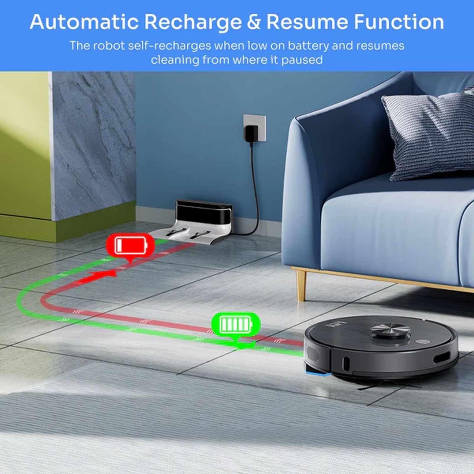 ILIFE A20 Pro Robotic Vacuum Cleaner & Mop with Wi-Fi Connectivity (Alexa & Google Assistant, Dove Gray) ILIFE A20 Pro Robotic Vacuum Cleaner & Mop with Wi-Fi Connectivity (Alexa & Google Assistant, Dove Gray)_10