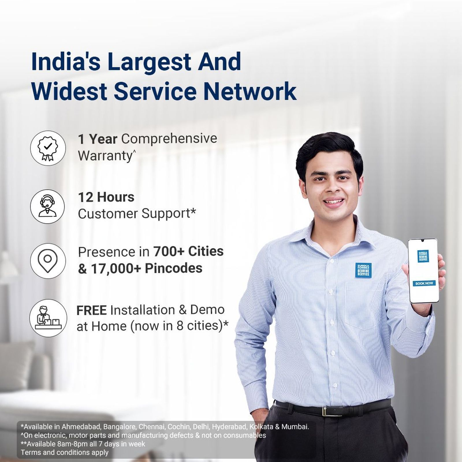 EUREKA FORBES Smartclean Robotic Vacuum Cleaner & Mop with Wi-Fi Connectivity (Smart Voice Control, Black & Orange) EUREKA FORBES Smartclean Robotic Vacuum Cleaner & Mop with Wi-Fi Connectivity (Smart Voice Control, Black & Orange)_6