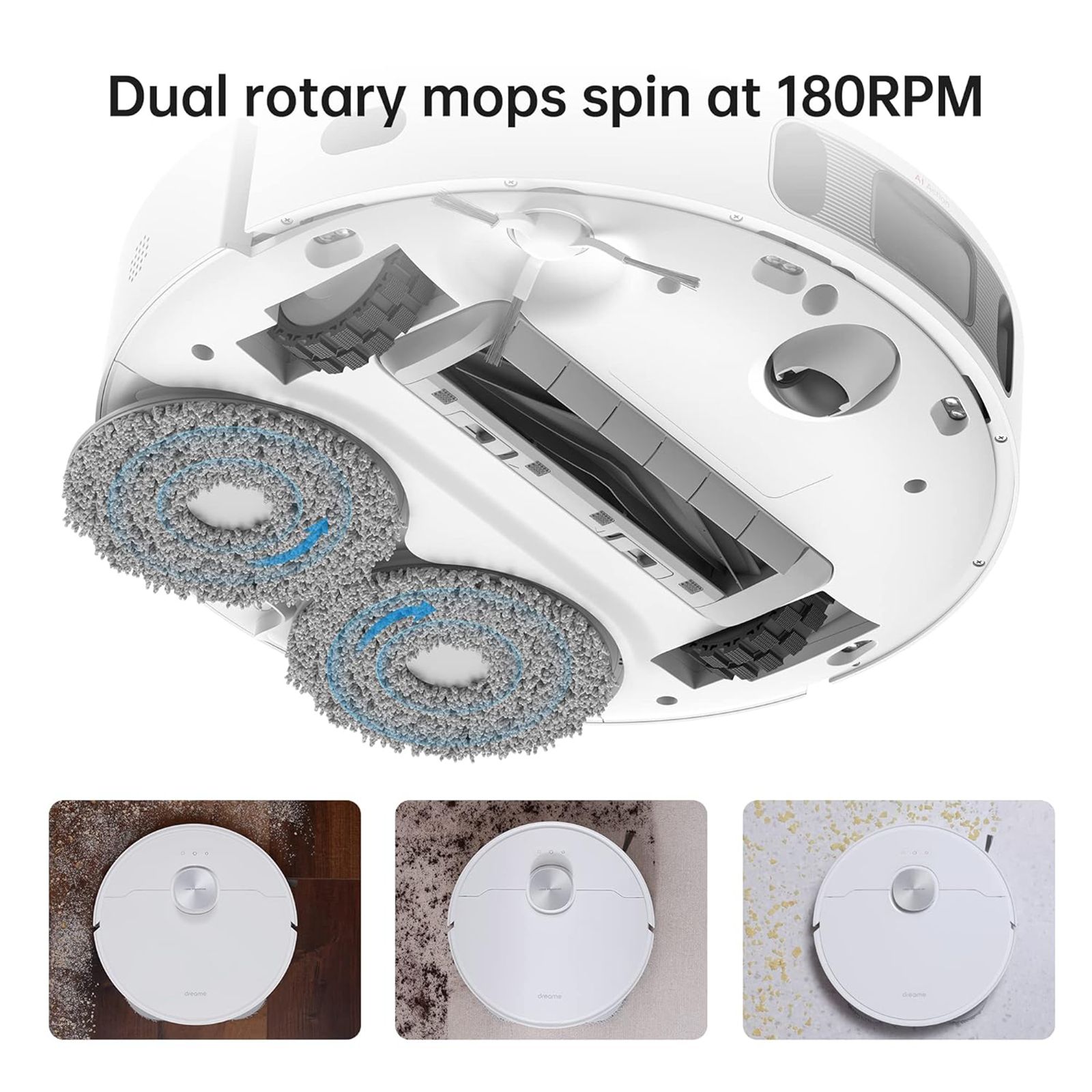 DREAME L10s Ultra Robotic Vacuum Cleaner & Mop with Self Emptying (AI Obstacle Detection, White)_17