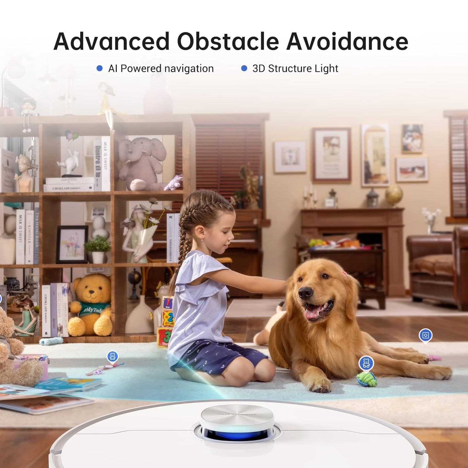 DREAME L10s Ultra Robotic Vacuum Cleaner & Mop with Self Emptying (AI Obstacle Detection, White)_19