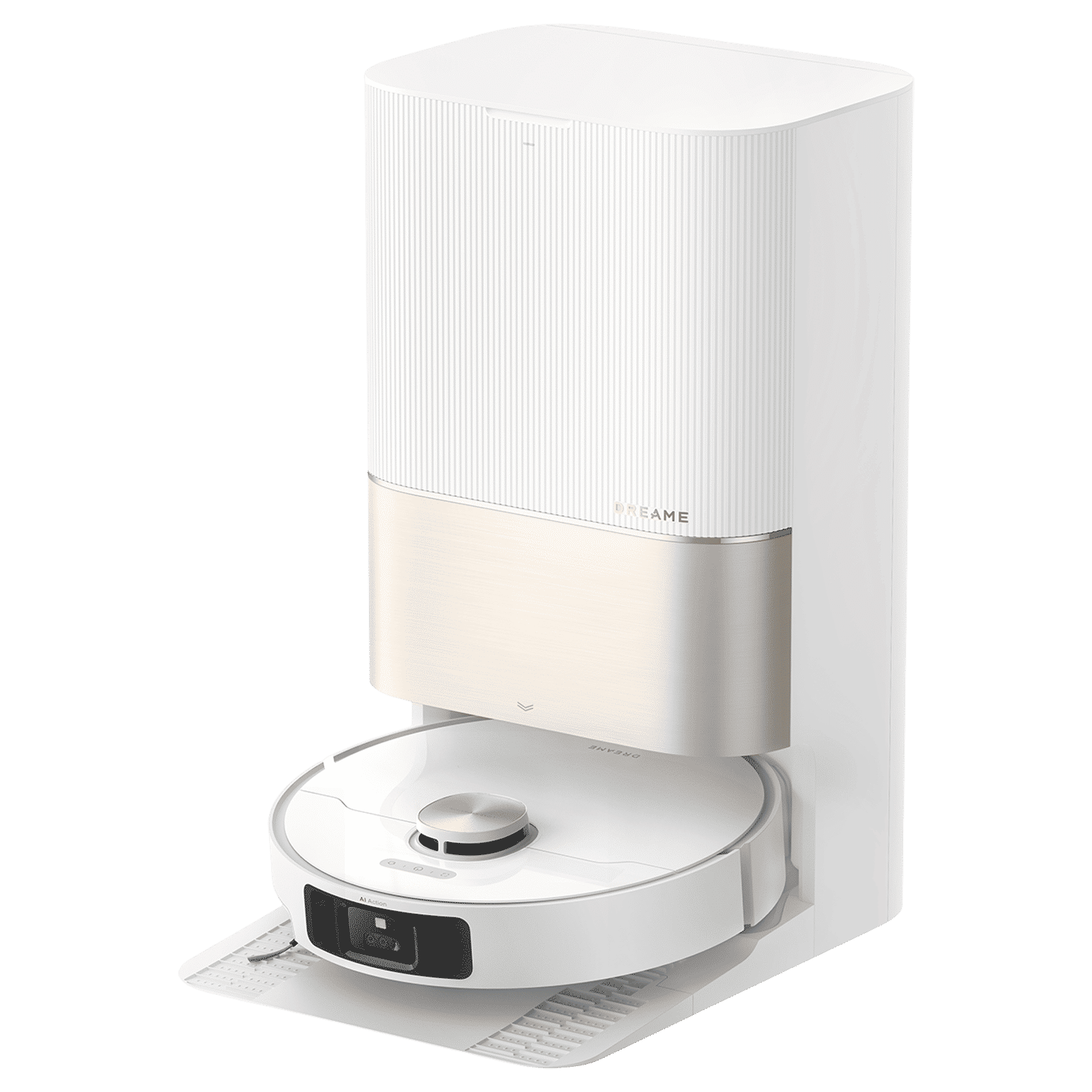 DREAME X40 Ultra Robotic Vacuum Cleaner & Mop with Self Emptying (MopExtend RoboSwing Technology, White) DREAME X40 Ultra Robotic Vacuum Cleaner & Mop with Self Emptying (MopExtend RoboSwing Technology, White)_1